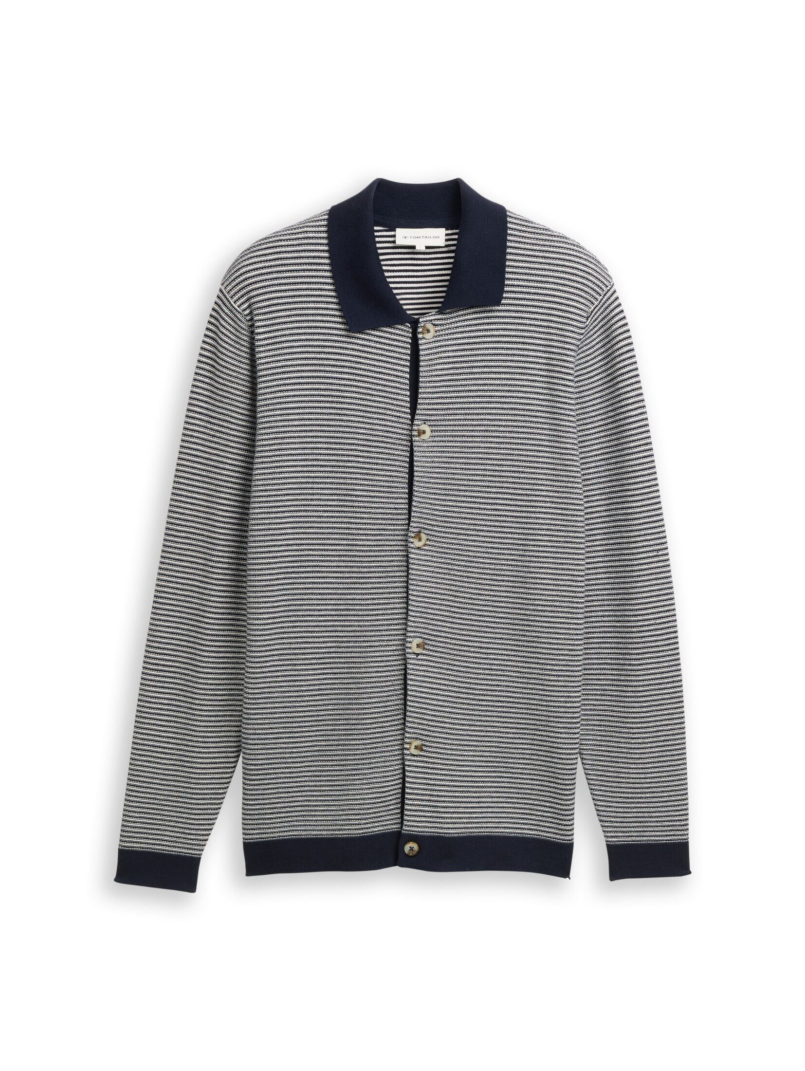TOM TAILOR Cardigan Pullover & Strickjacken Strickjacke mit Polokragen