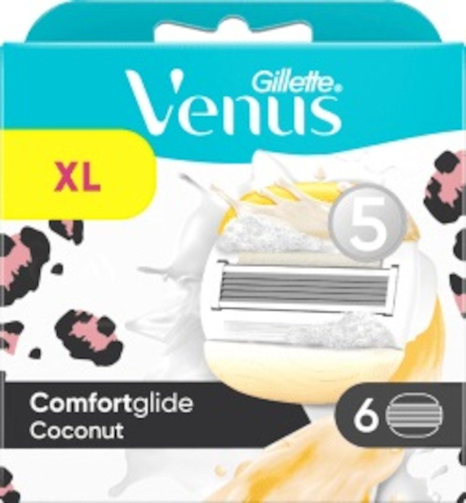 Gillette Venus Rasierklingen Leopard Coconut - ComfortGlide - 6St