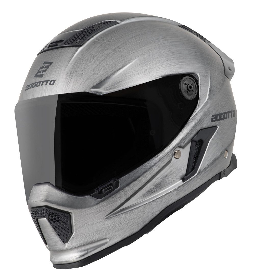 Bogotto Motorradhelm Rapto Helm, vorbereitet für Kommunikationssystem