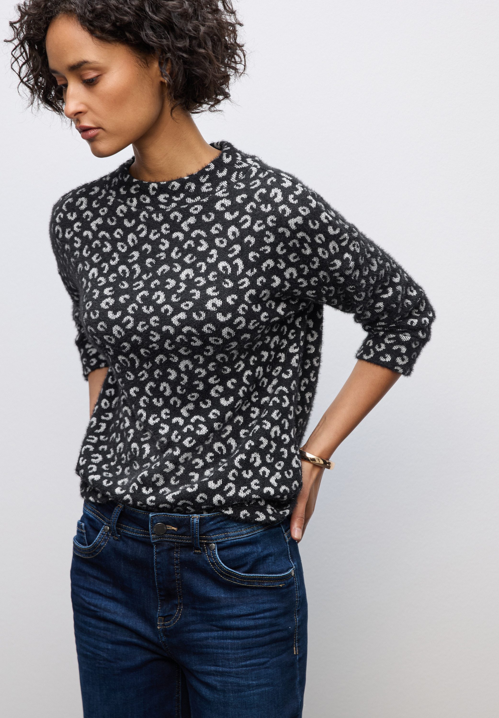 STREET ONE 3/4-Arm-Shirt mit 3/4 Ärmeln