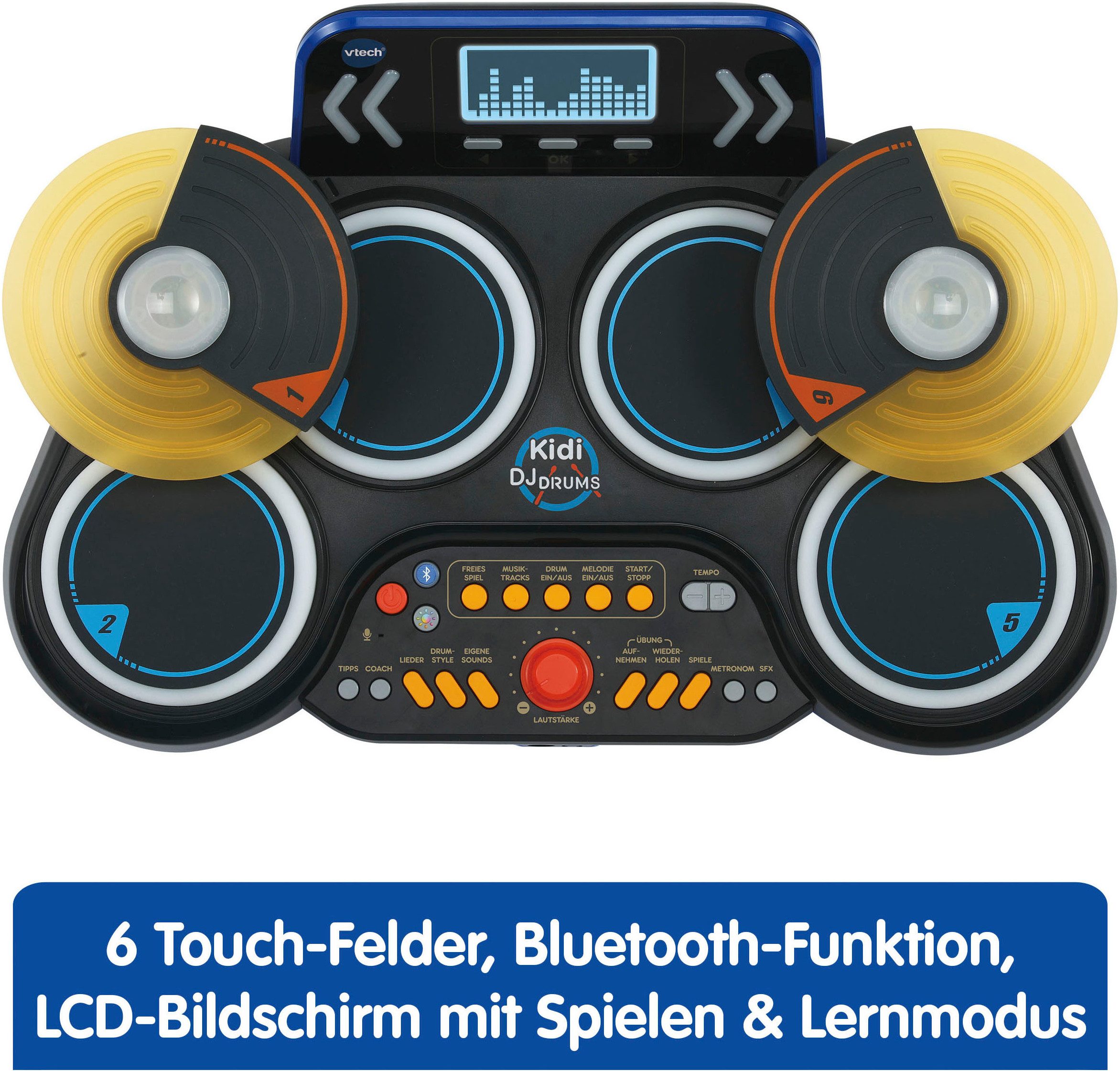 Vtech® Spielzeug-Musikinstrument Kidi DJ Drums, mit Bluetooth-Funktion günstig online kaufen