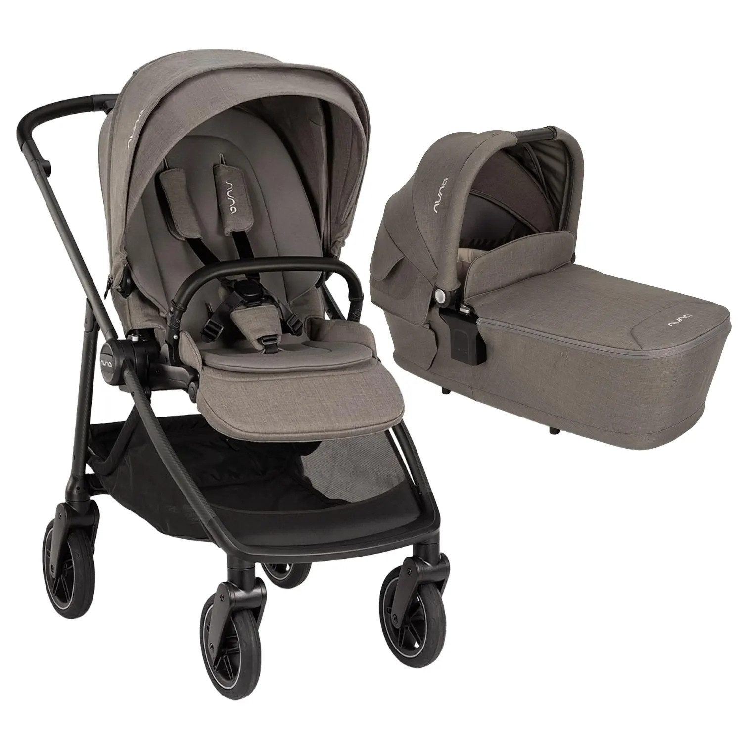 Nuna Kombi-Kinderwagen SWIV 2in1 Kinderwagen Granite
