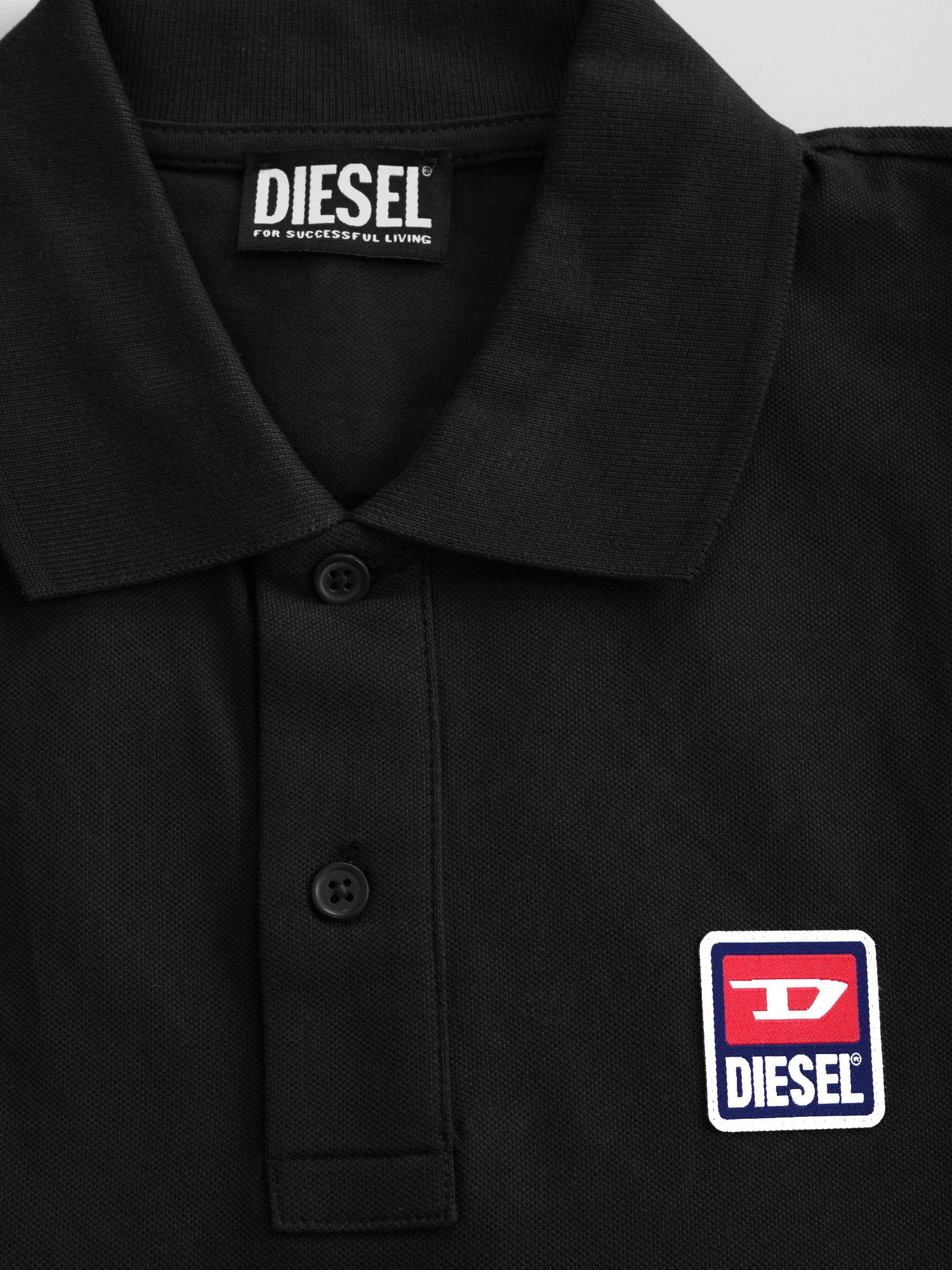 Diesel Poloshirt Slim Fit - T-SMITH 16-2 leichte, weiche Baumwolle mit Stretch – Bild 2 von 2