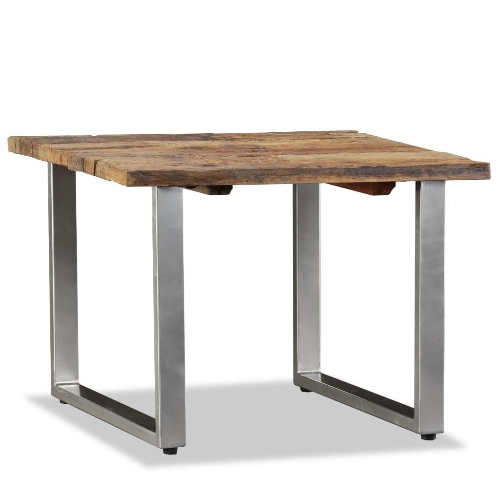 Couchtisch Couchtisch Altholz Massiv 55x55x40 cm