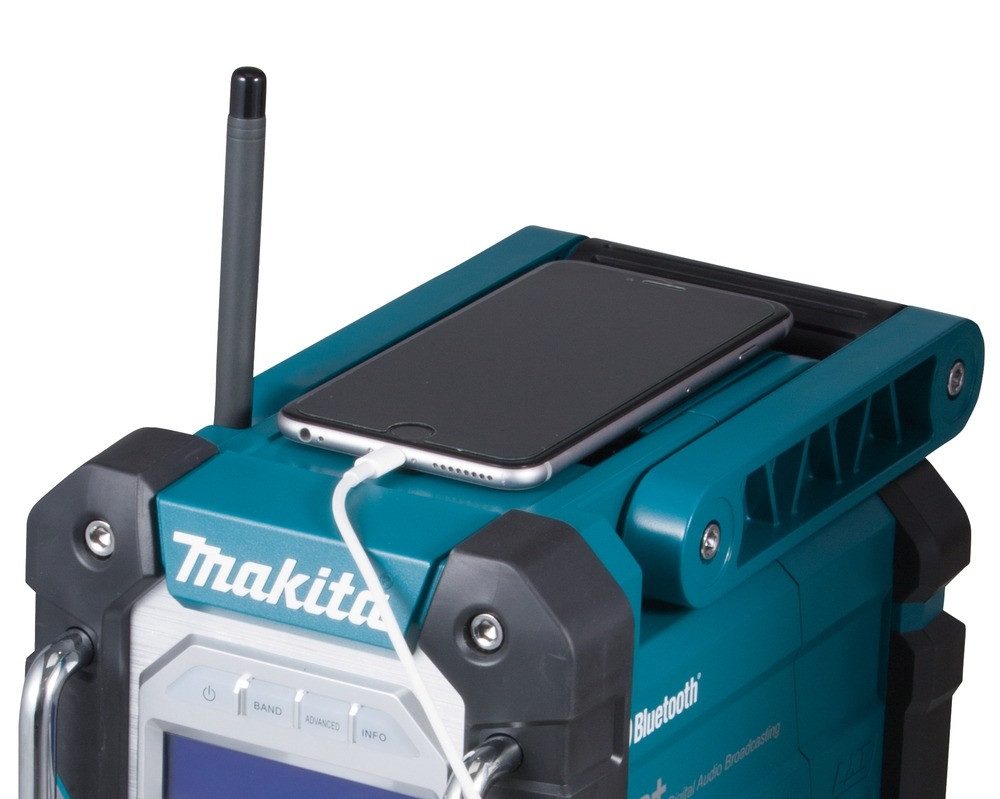 Makita DMR112 Baustellenradio (Digitalradio (DAB), FM-Tuner, ohne Akku) – Bild 4 von 4