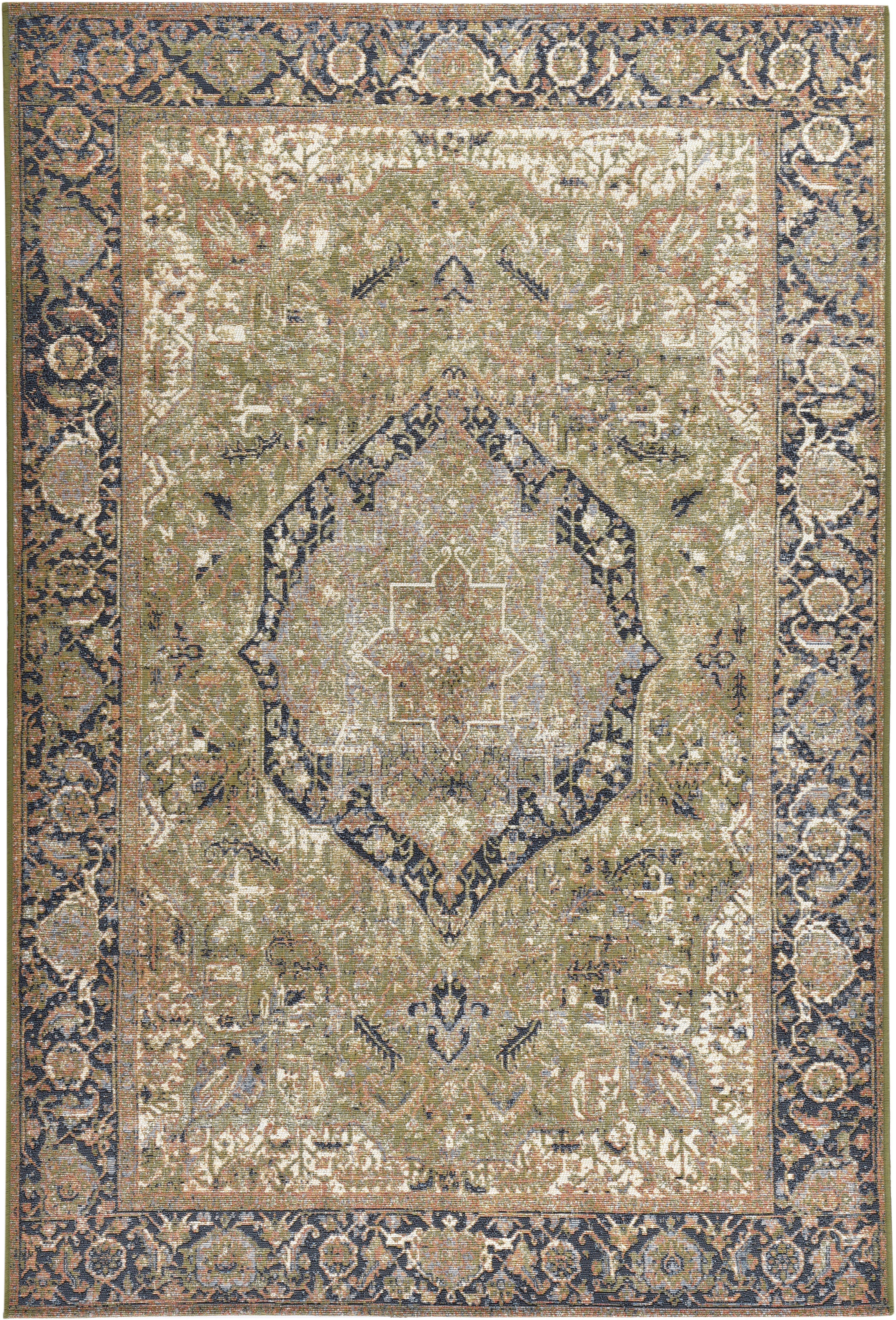 TOM TAILOR HOME Teppich Funky Outdoor Orient One, rechteckig, Höhe: 5 mm, Flachgewebe, Orient-Optik, In- und Outdoor geeignet, Wohnzimmer