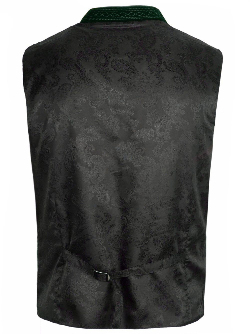 FUCHS Trachtenweste Trachten Weste Herren Paul samt tanne (1-tlg) grün günstig online kaufen