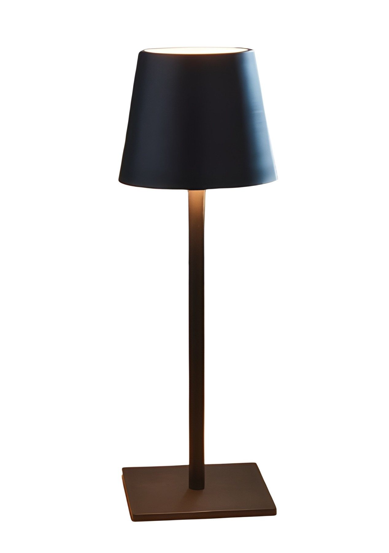 USB-Tischleuchte "Black" LED Tischlampe aus Metall, mattschwarz, kabellos, Outdoor