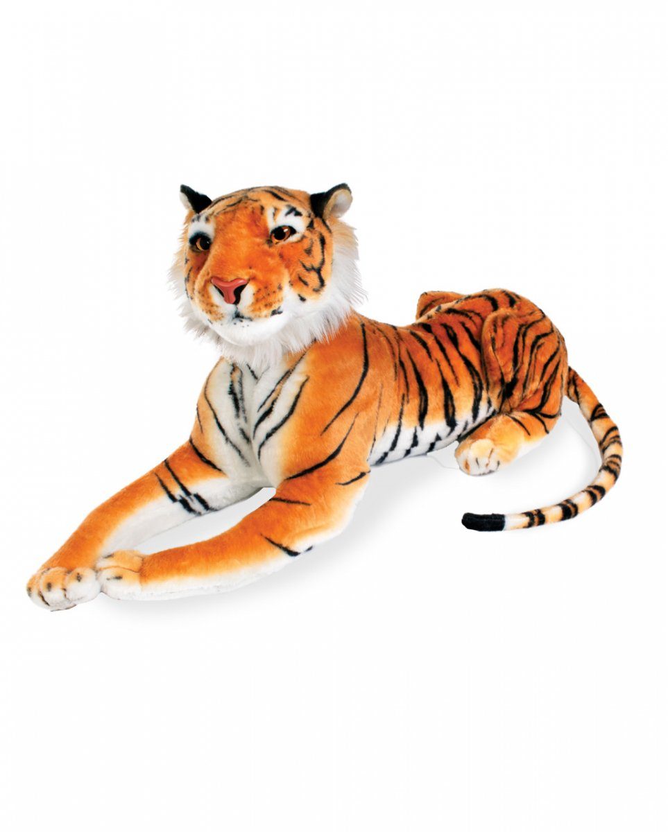 Horror-Shop Plüschfigur Plüsch Königstiger 40 cm als Deko und Kostümzubehö