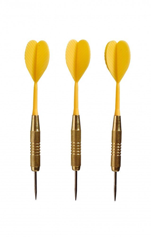 Best Sporting Dartpfeil Dartpfeilset Torpedo, 3 Stück à 20 g, Dartspitze Messing