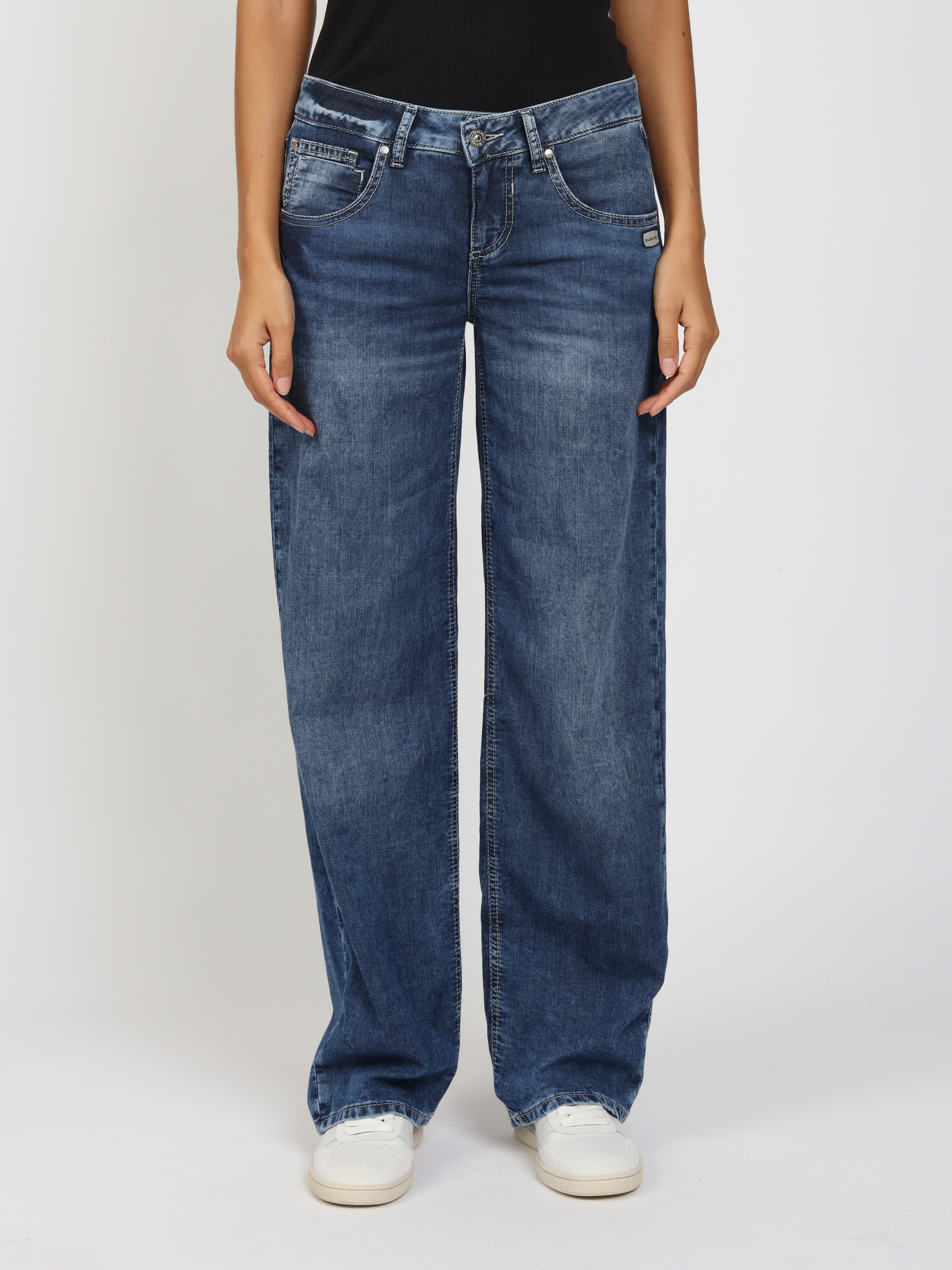 GANG Straight-Jeans 94RIVER Light Denim, Comfort Fit