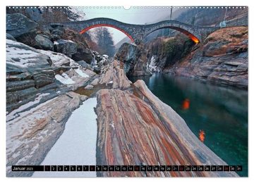 CALVENDO Wandkalender Lago Maggiore - Der malerische See in Italien und der Schweiz (Premium, hochwertiger DIN A2 Wandkalender 2023, Kunstdruck in Hochglanz)
