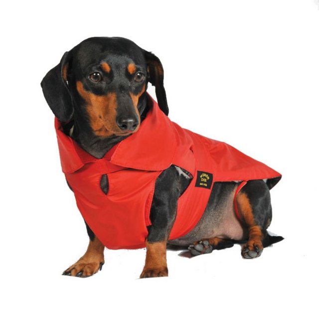 Fashion Dog Hundemantel Speziell für Dackel – Rot