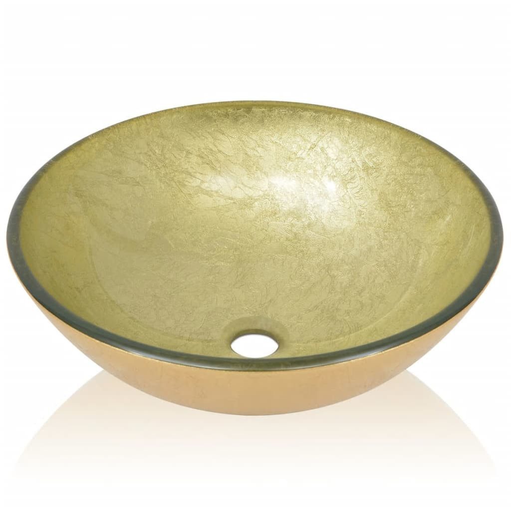vidaXL Waschbecken Waschbecken Hartglas 42 cm günstig online kaufen