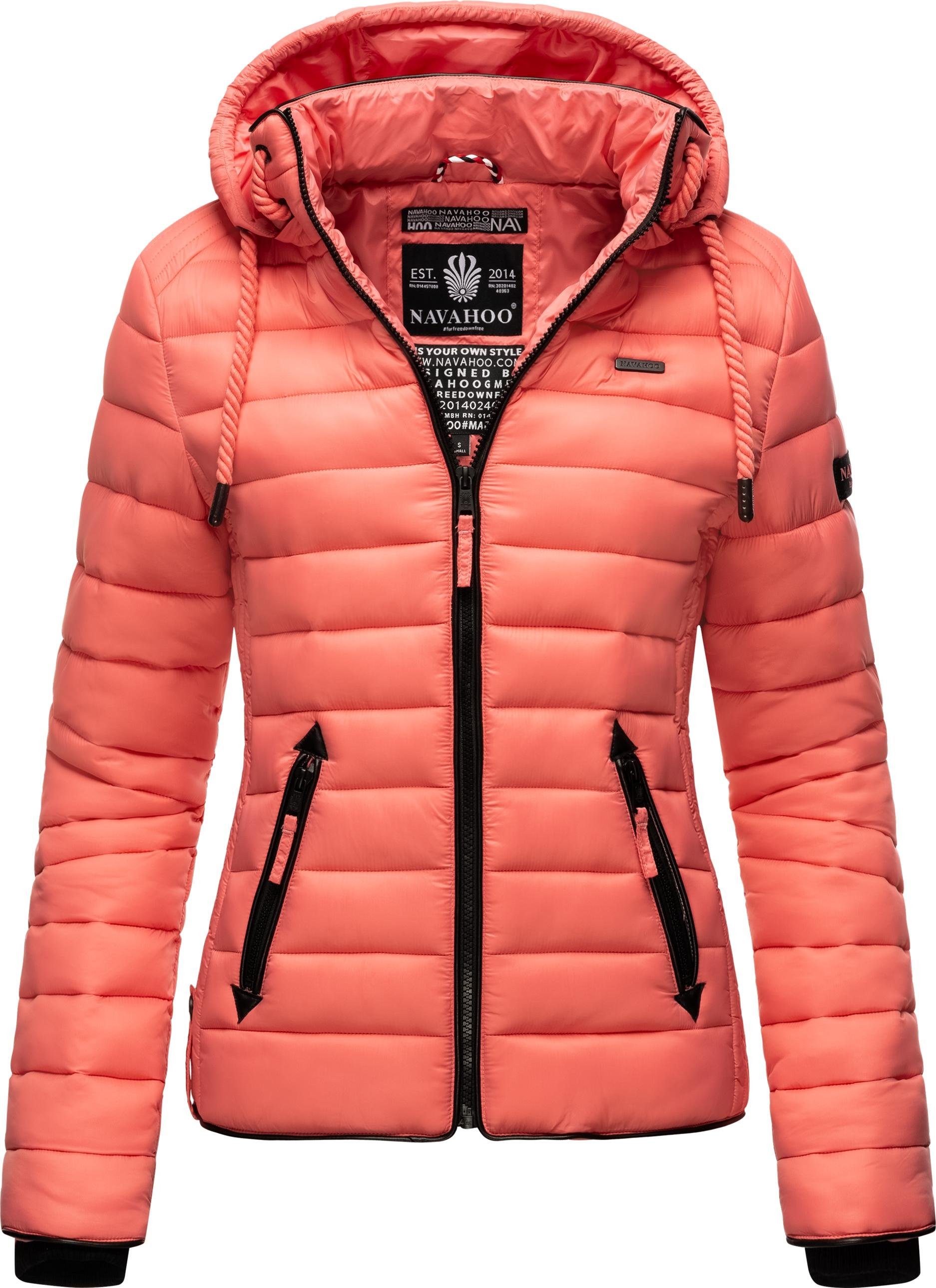 Navahoo Steppjacke Lulana leichte Übergangsjacke mit Kapuze