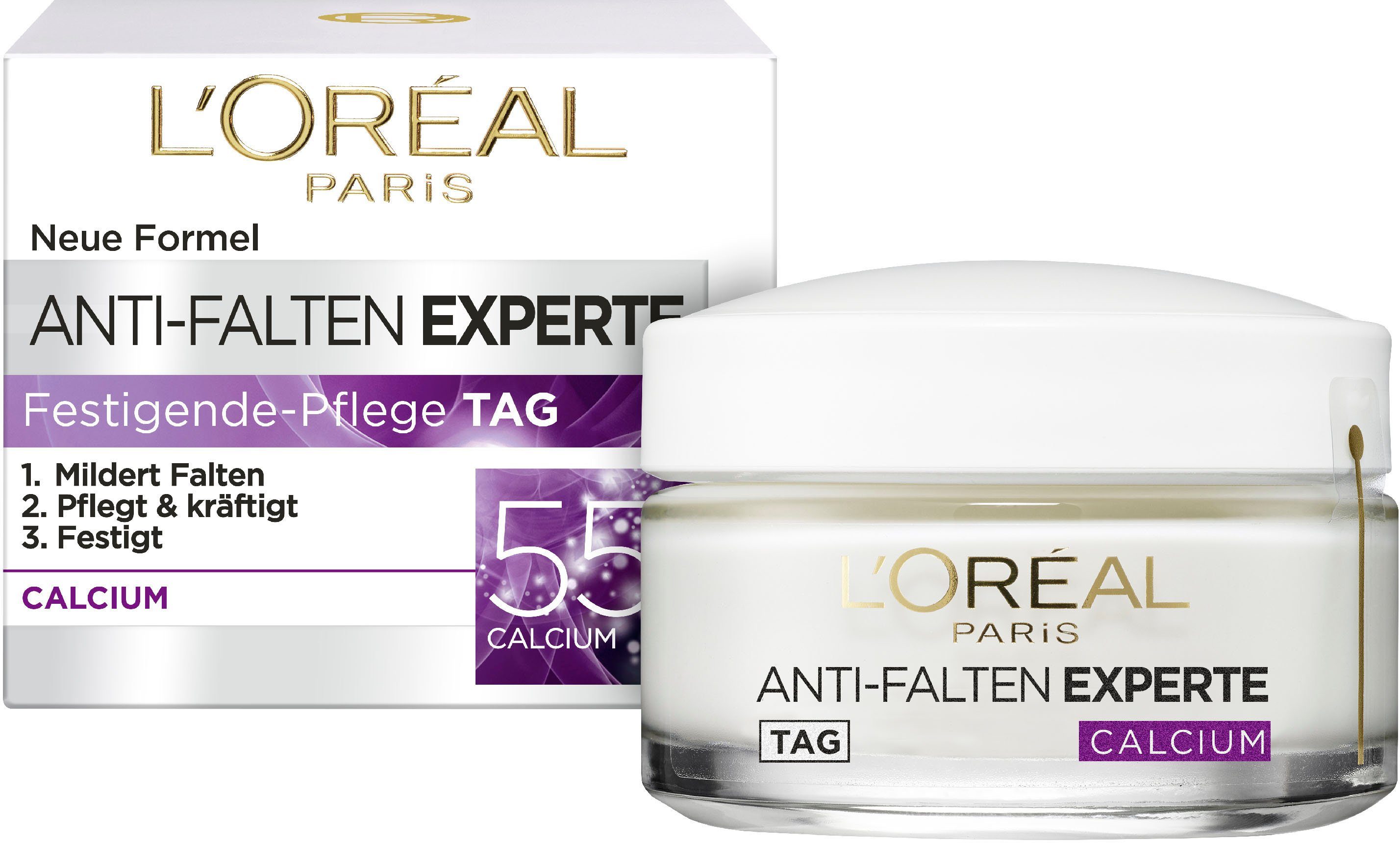 PARIS Tagespflege 55+ Tagescreme L'ORÉAL Calcium Anti-Falten-Expert