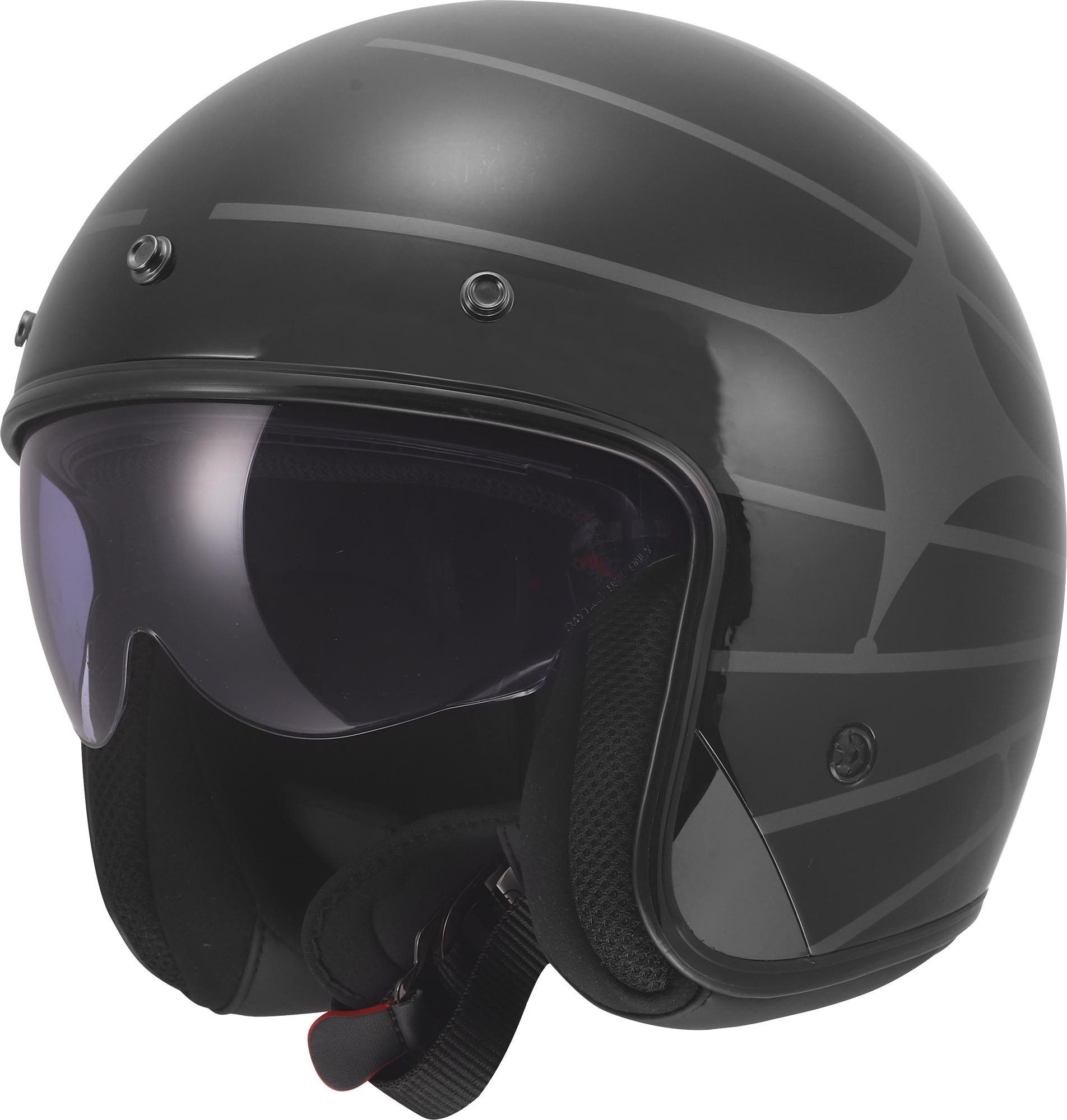 LS2 Motorradhelm OF601 Bob II Cosmic Jethelm, Atmungsaktiv