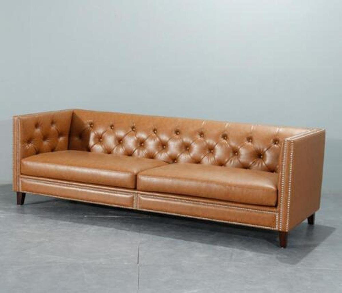 Sofa Modern JVmoebel Polstersofa 4-Sitzer, Orange Sitzer Design Sitz 4 Couch Polyester