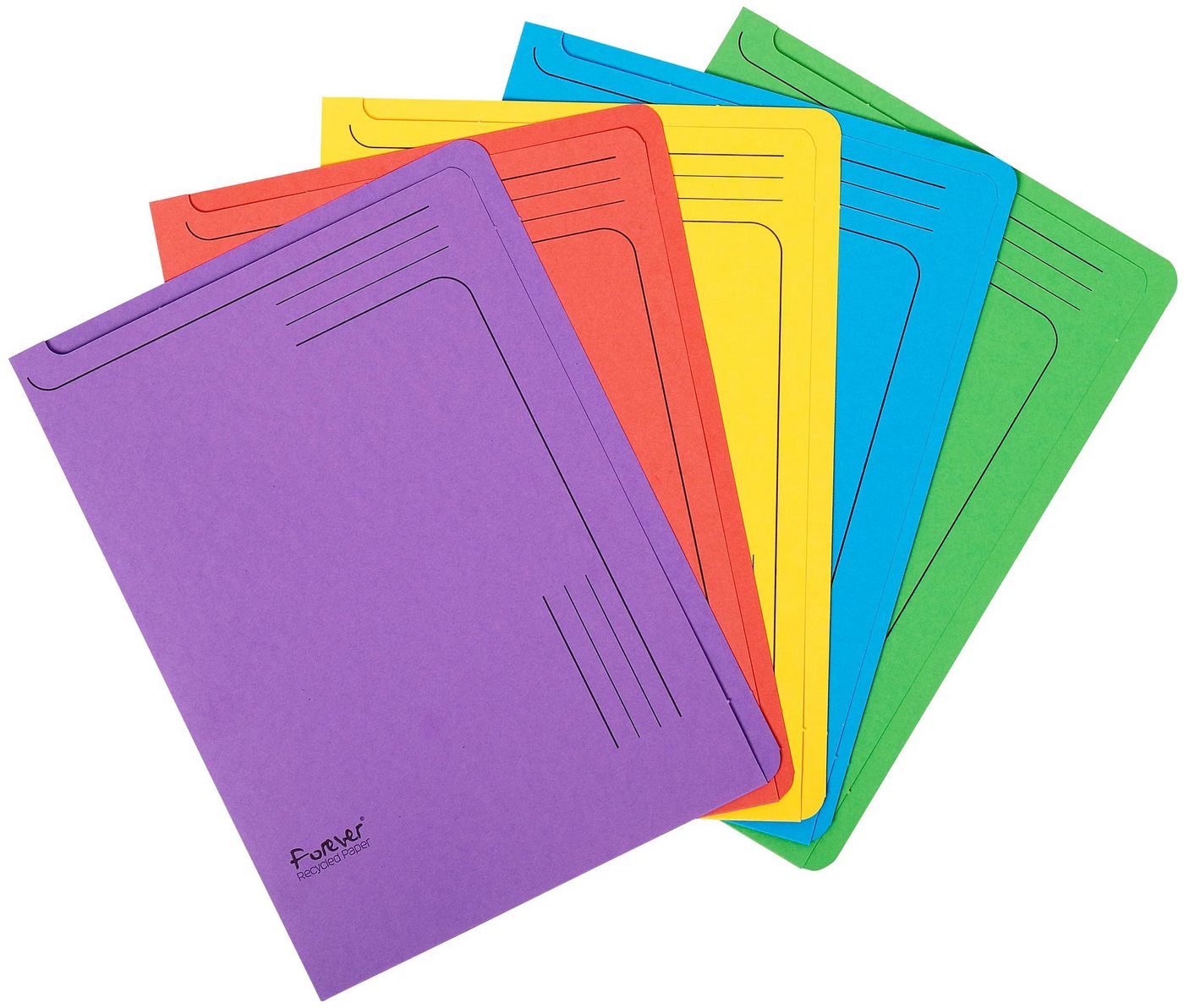 Thumbnail - EXACOMPTA Organisationsmappe 25x Aktenmappe A4 + Index, RC Kart.290g, sortiert, 48100E, Window folders
