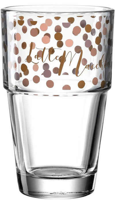 LEONARDO Gläser-Set SOLO 'Latte Macchiato', Glas, 410 ml