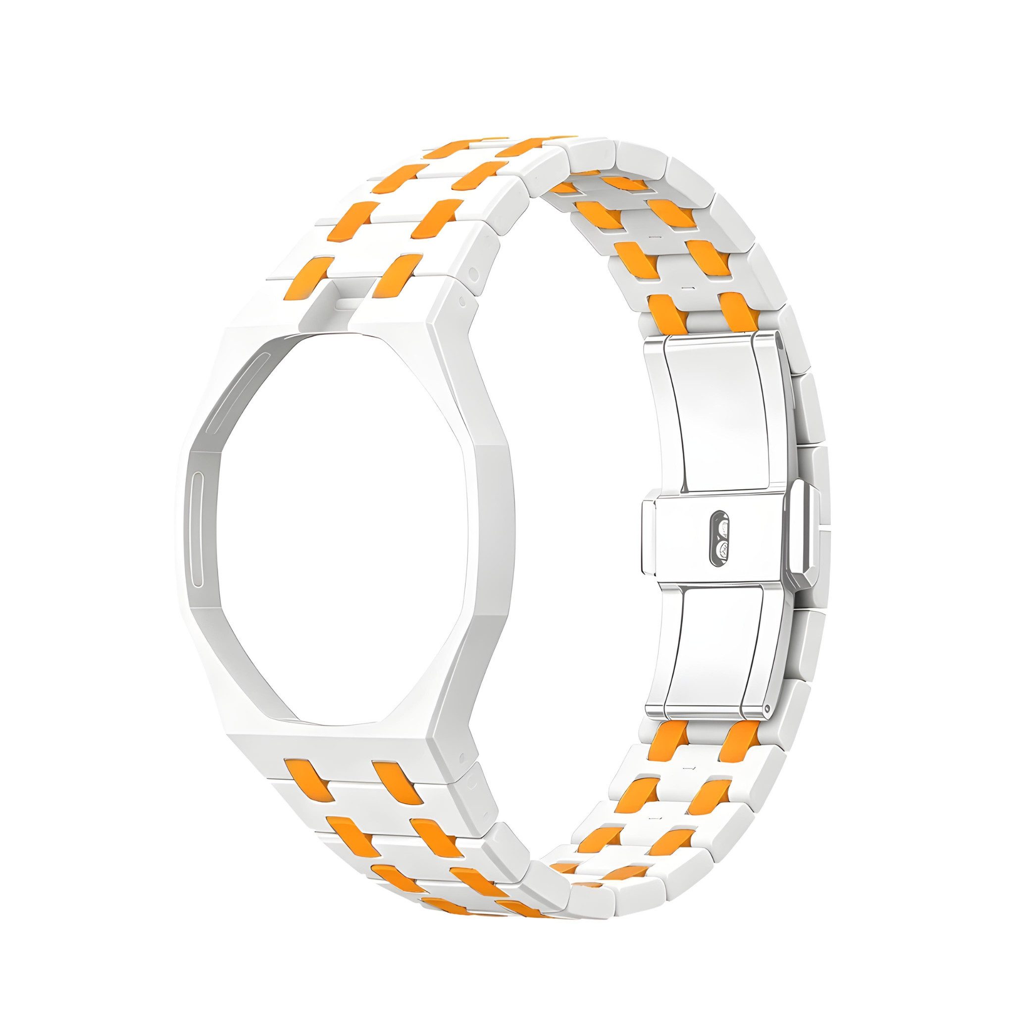HS.SUPPLY Uhrenarmband Armband passend für RoyalPop Audemars Piguet x Swatch, Armbandlänge anpassbar - Gliederaufbau