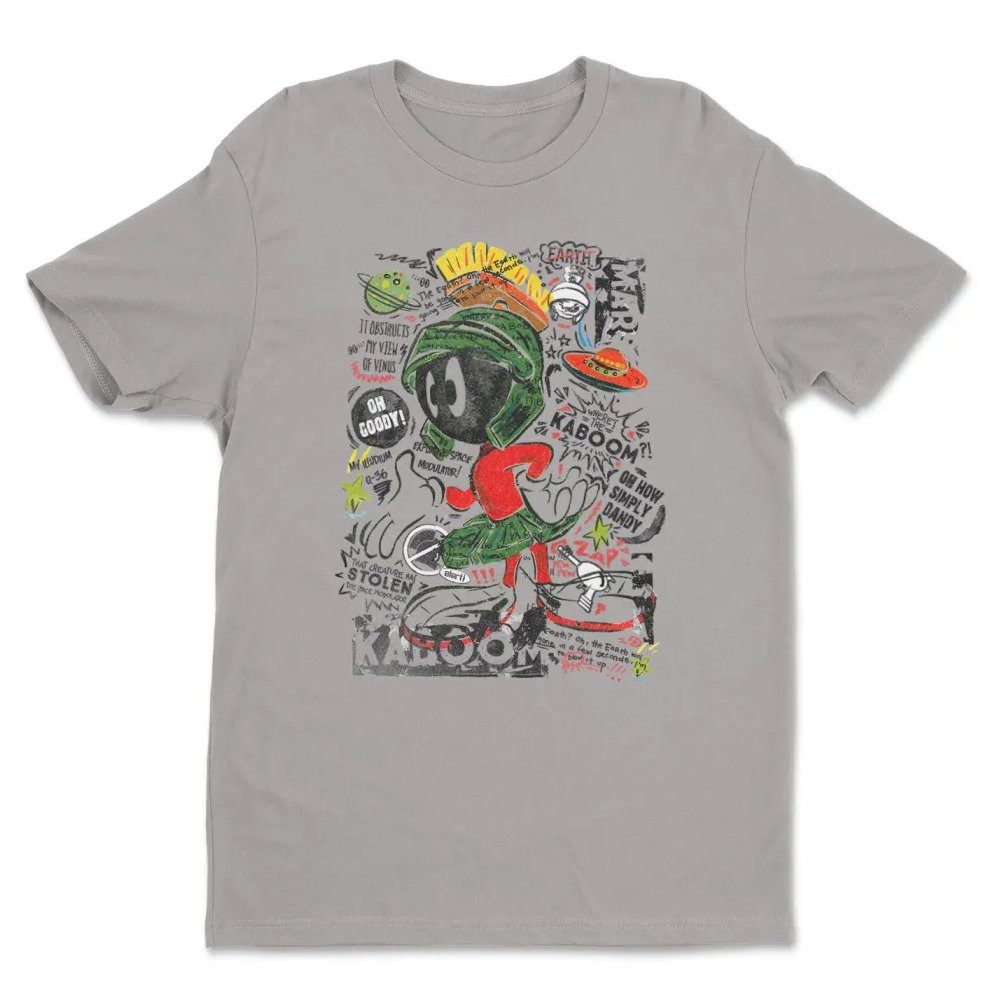 LOONEY TUNES T-Shirt Marvin The Martian Mashup T-Shirt