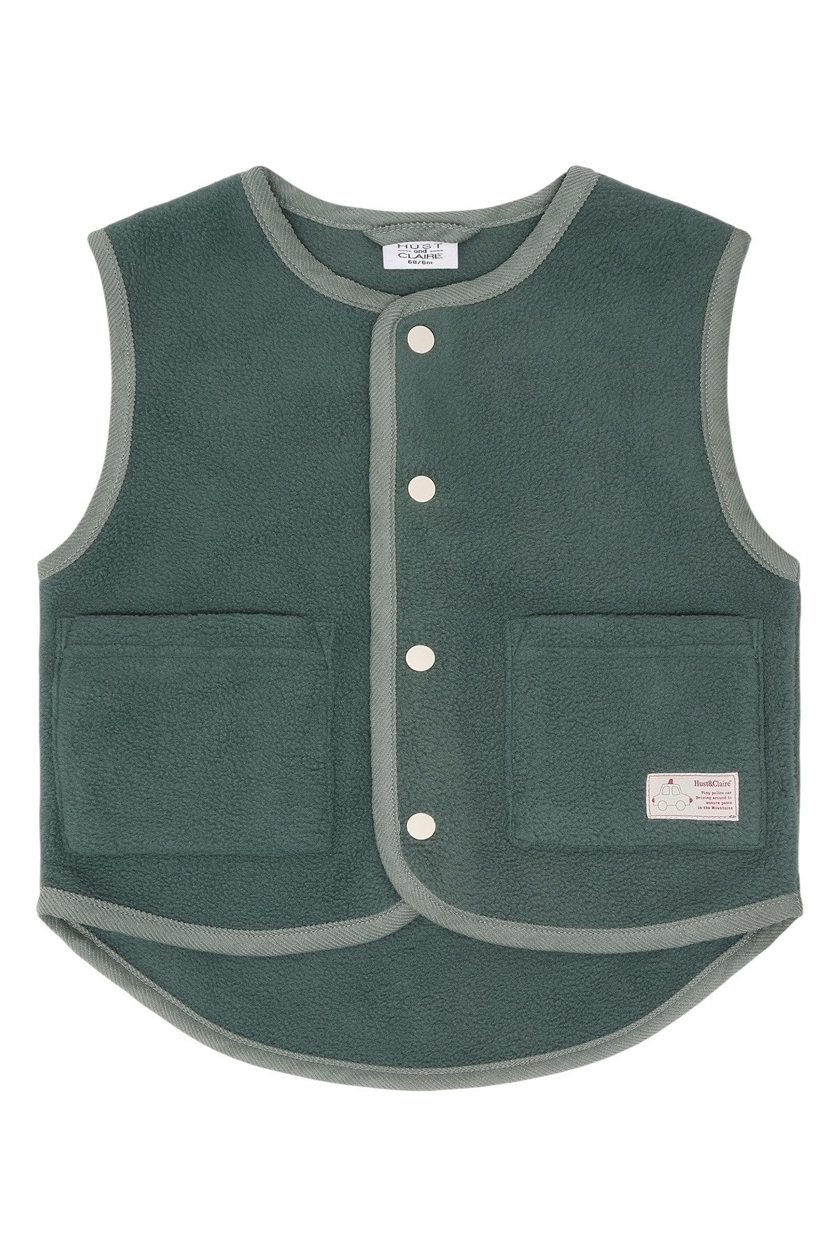 Hust & Claire Fleeceweste HCFleece (1-tlg) HCFleece Vest Jungen Fleeceweste Balsam Green