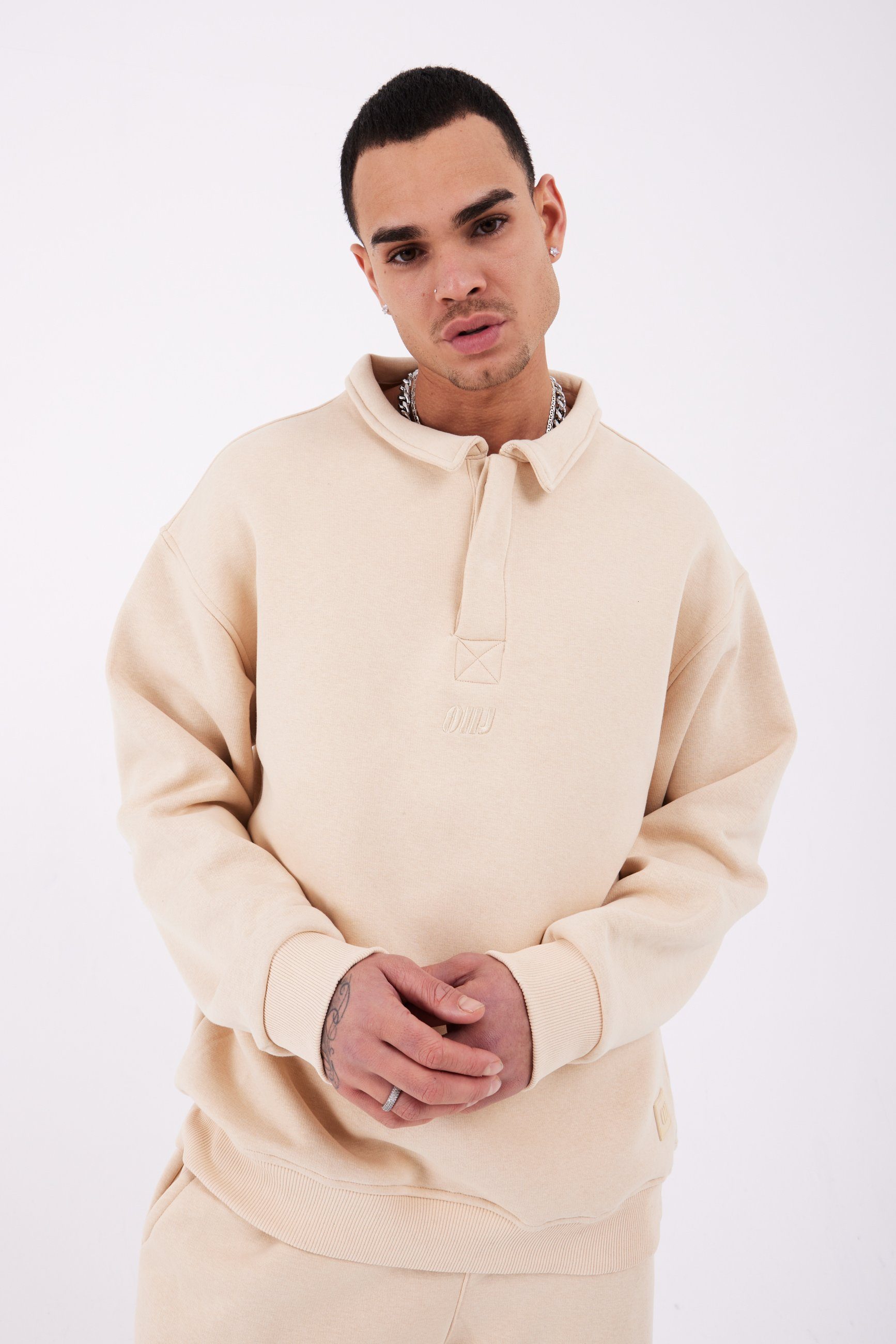 Sweatshirt Herren Pullover Shirt Oversize Fit Sweatshirt
