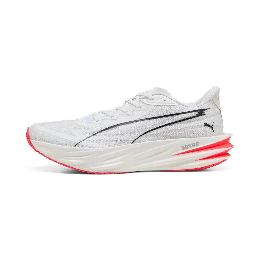 PUMA Deviate Pure Nitro (Dämpfung) weiss/rot Herren Laufschuh – Bild 3 von 5