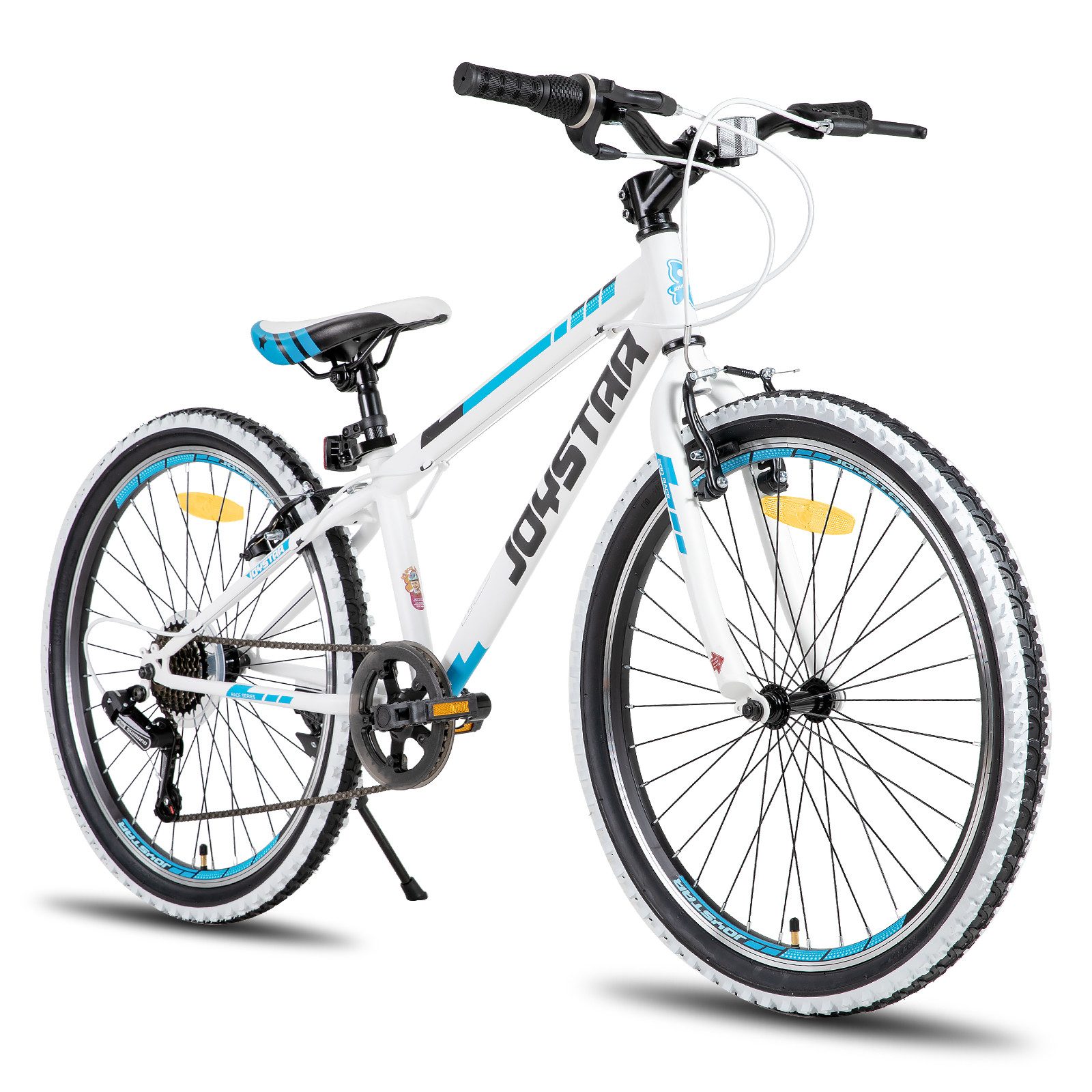 JOYSTAR Kinderfahrrad 20 Zoll Kinderfahrrad für Jungen & Mädchen im Alter von 5-16 Jahren, Hardtail Mountainbike mit 7-Gang Schaltung, Doppel-V-Bremse