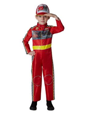 Rubie´s Kostüm Cars Lightning McQueen Kinderkostüm, Rennfahrerkostüm im bekannten 'Cars'-Look