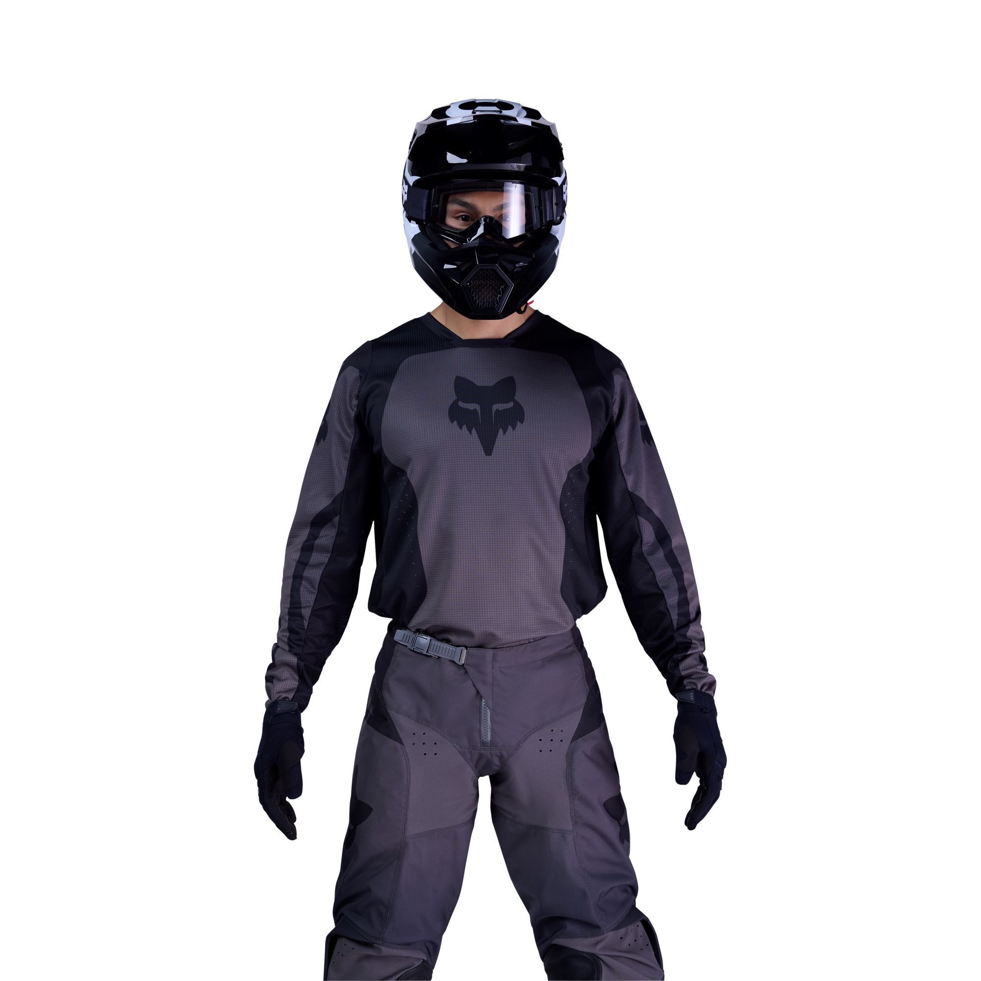 Fox Racing Radtrikot Fox 180 Shield Trikot Jersey Schwarz