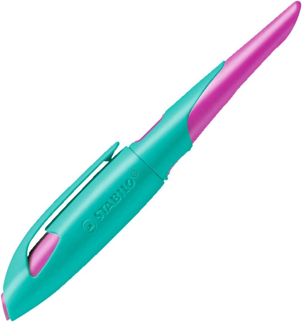 STABILO Füller Stabilo Füllhalter Easy Birdy A Rechtshänder Türkis Neonpink