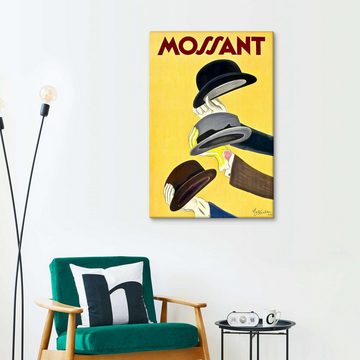 Posterlounge Leinwandbild Leonetto Cappiello, Mossant Hüte, Vintage Malerei