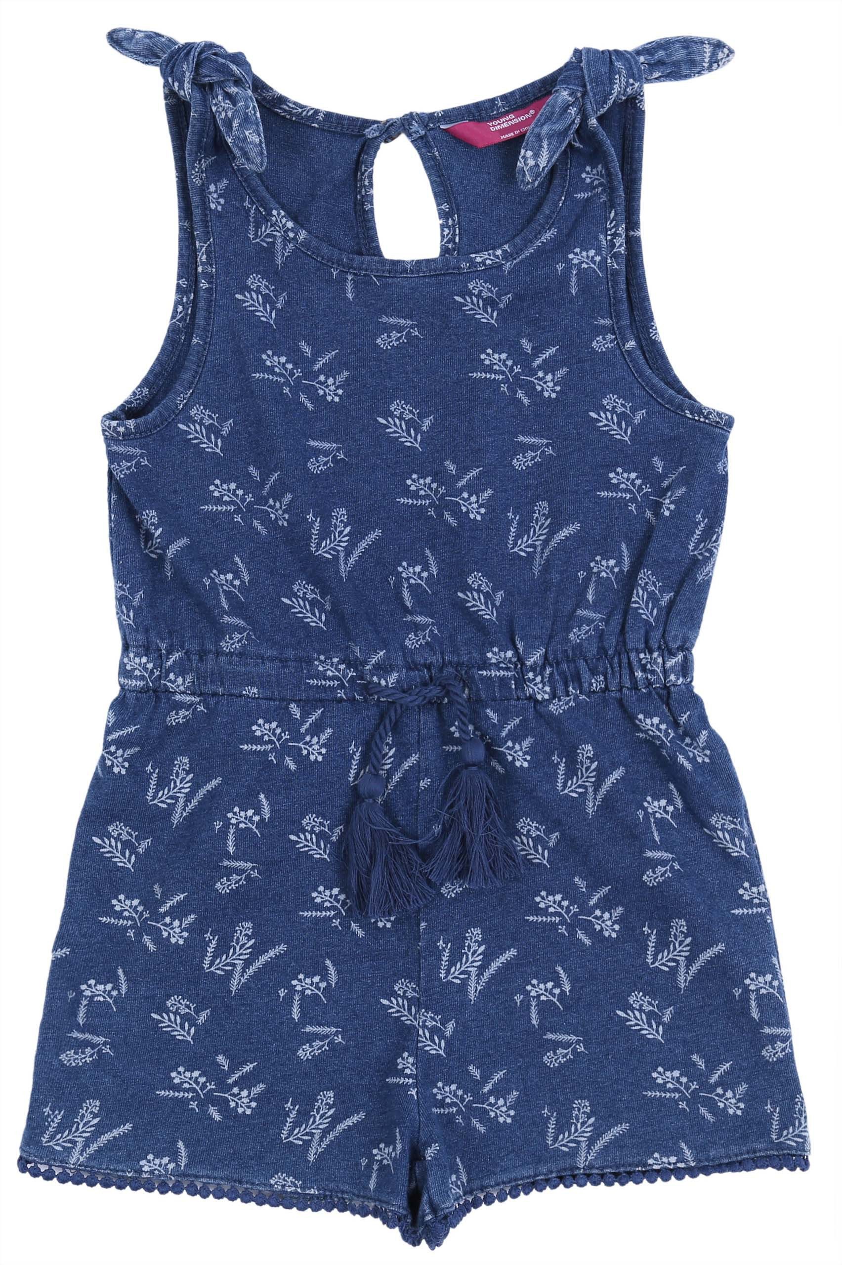 Sarcia.eu Overall Blauer Overall mit Farne 4-5 Jahre