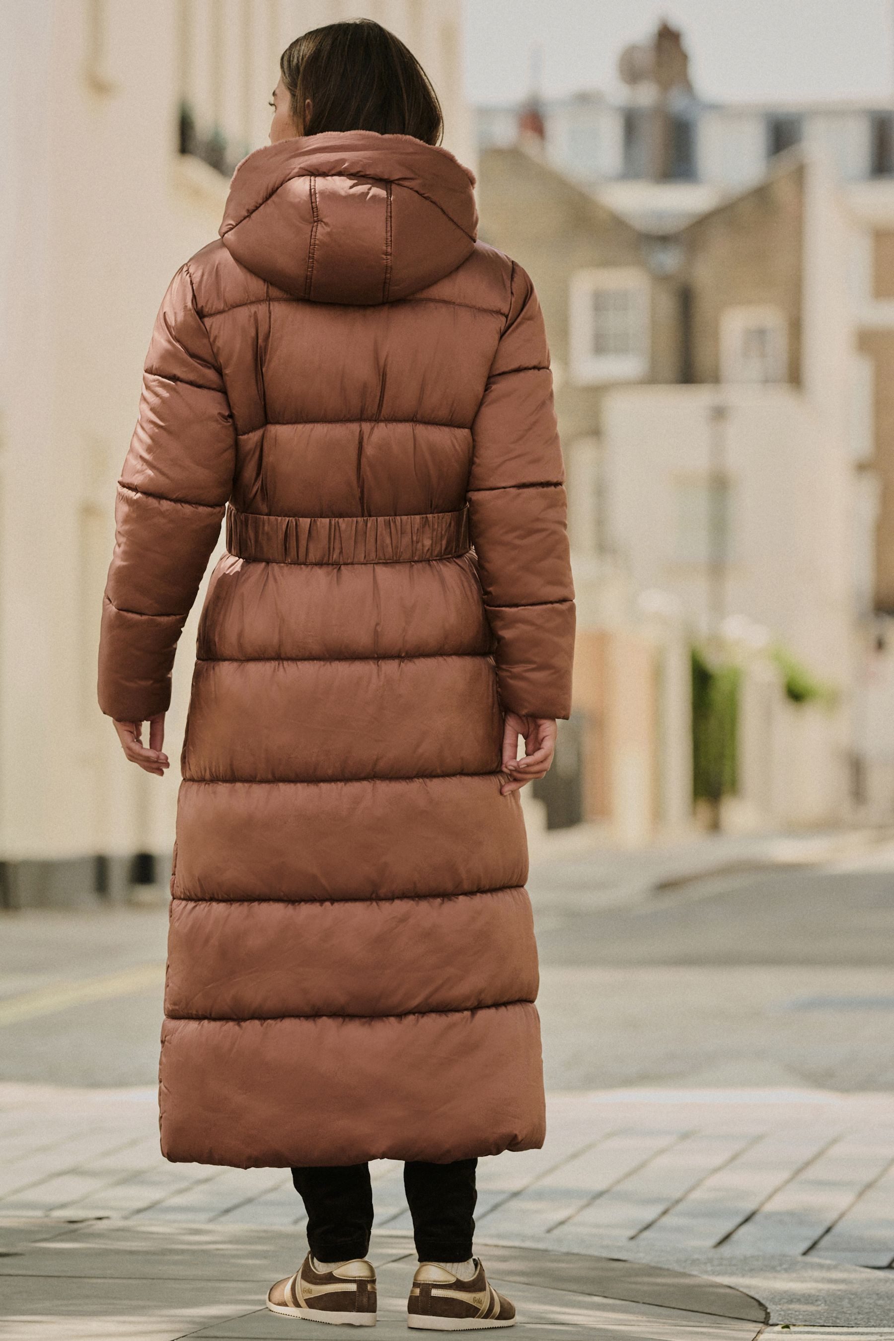 Next Steppmantel Wasserabweisender, wattierter, langer Mantel (1-tlg) günstig online kaufen