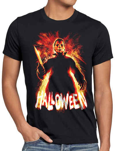 style3 Print-Shirt Herren T-Shirt Halloween michael horror myers