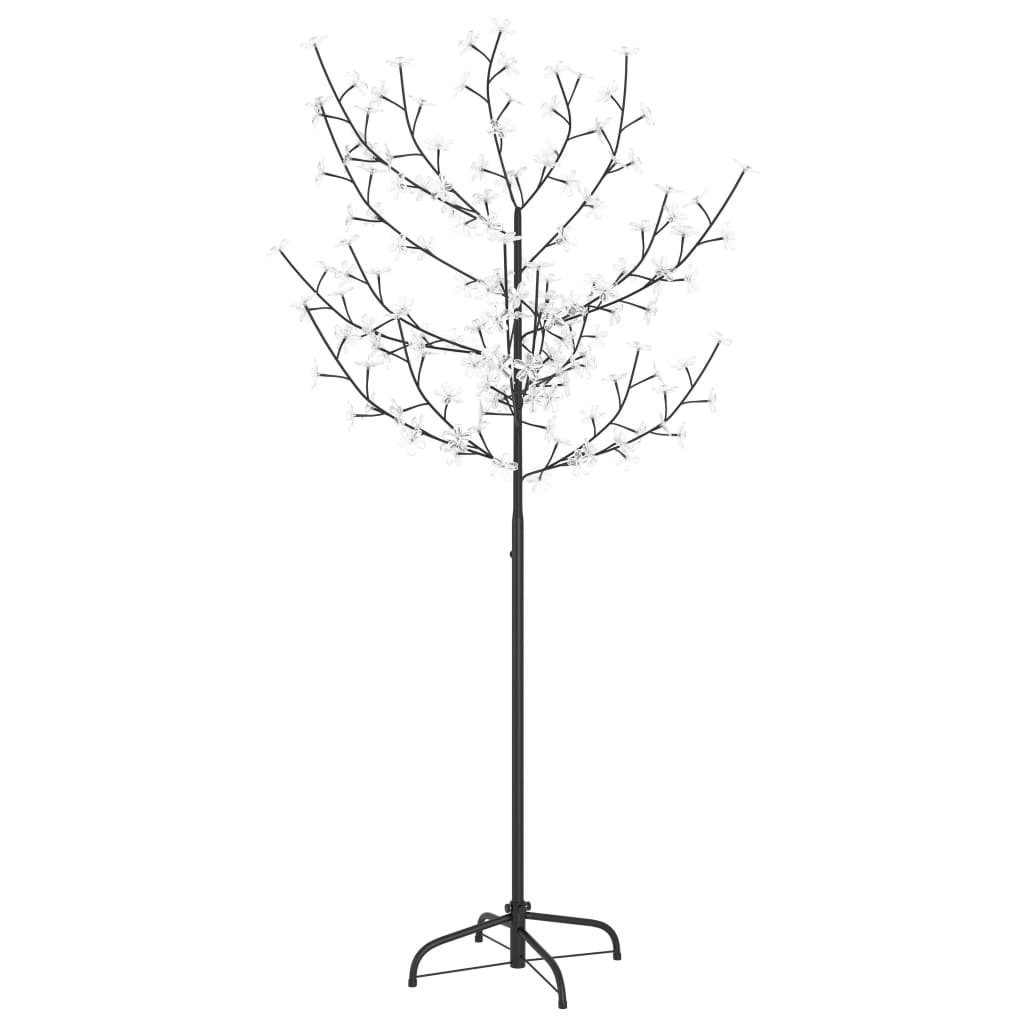 Weihnachtsbaum 120 Kirschblüten vidaXL LEDs Licht Dekolicht cm Kaltweißes 150