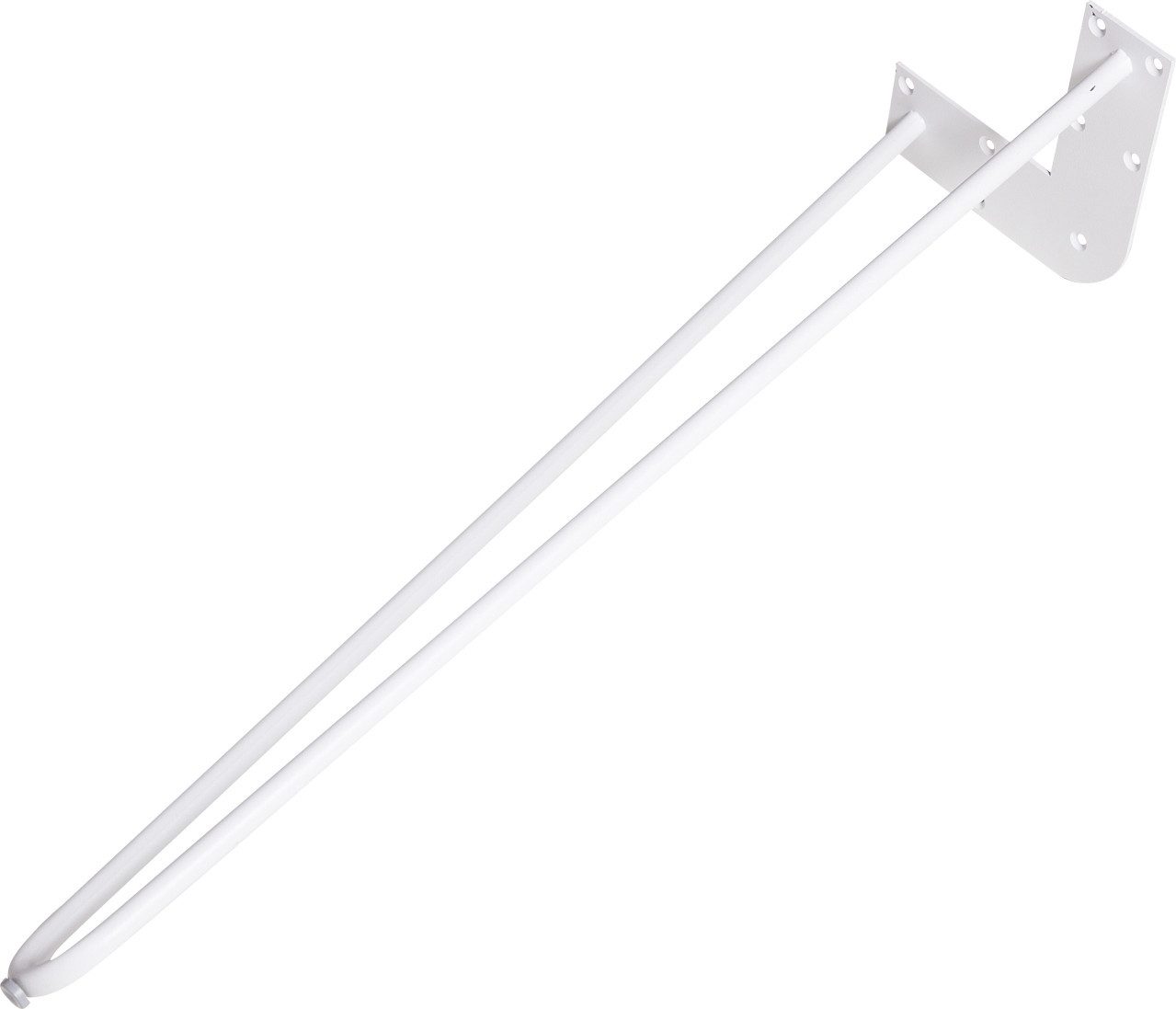 DIEDA Tischbein Dieda Tischbein Hairpin weiß Maße (L x B x H): 710