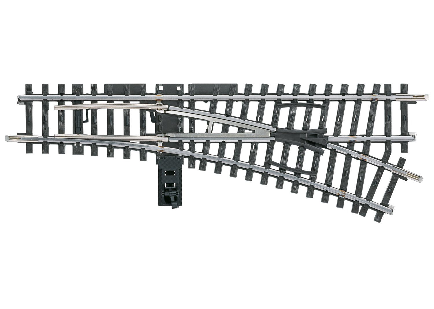 Modelleisenbahn-Weichenantriebe Märklin 2266 Handweiche rechts r424,6 mm H0