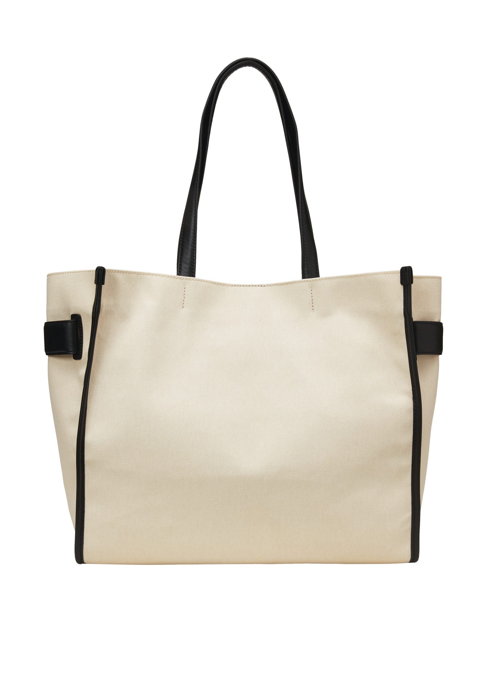 Marc O'Polo Shopper aus robustem Canvas mit Leder-Details