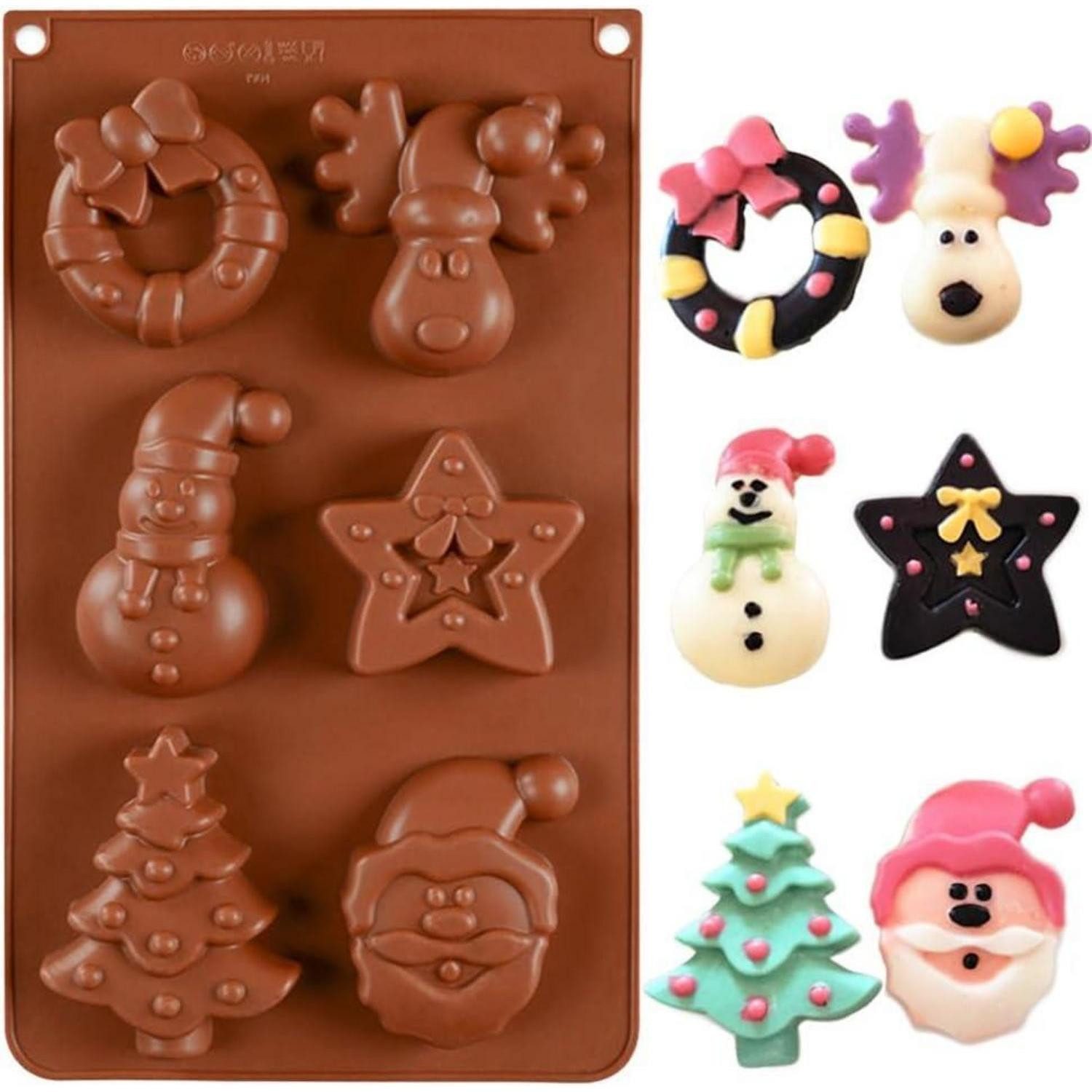 LuxusKollektion Muffinform Silikonbackform Muffin Kuchen Brot Pudding Weihnachten #6