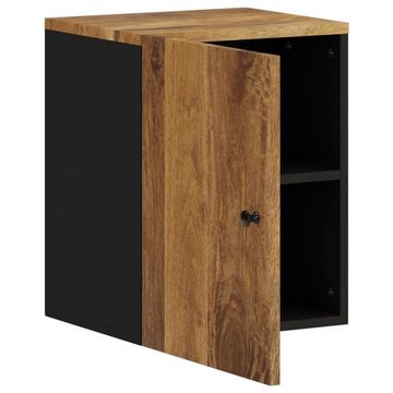 vidaXL Badezimmer-Set Bad-Wandschrank 38x33x48 cm Massivholz Mango, (1-St)