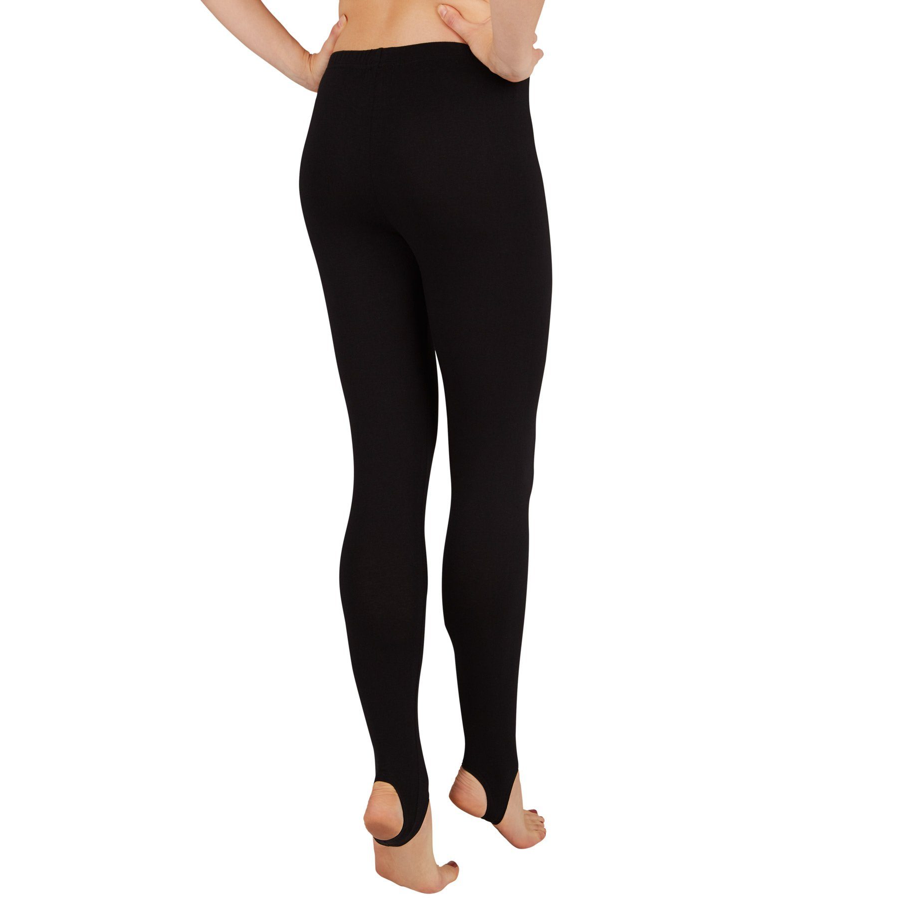 dressforfun Leggings Enghose, Vielseitig kombinierbar, Idealer Begleiter bei Ballett (Stretchhose, Konfektionsgröße M in schwarz) Tanz, Sport & Gymnastik, Hoher – Bild 3 von 4