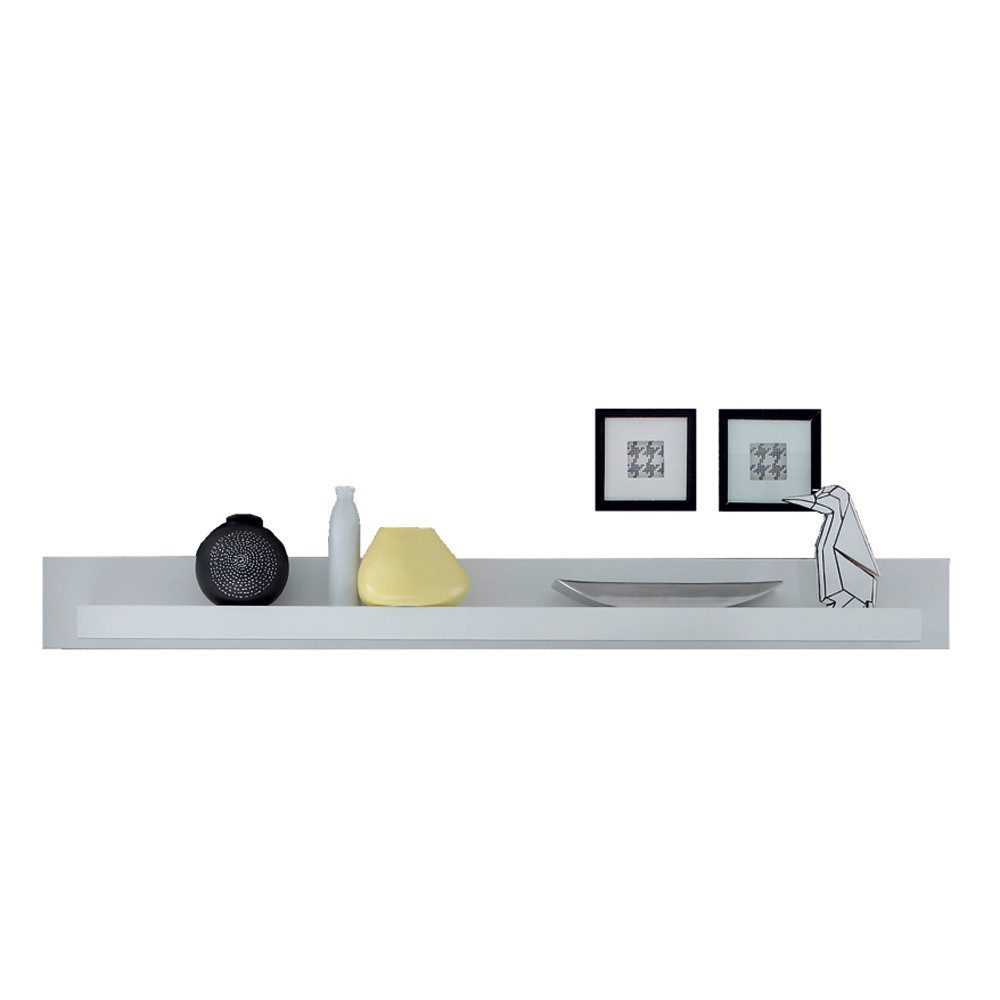 Lomadox Wandregal COLORADO-61, Wandboard Bücherregal Regal 200cm breit weiß
