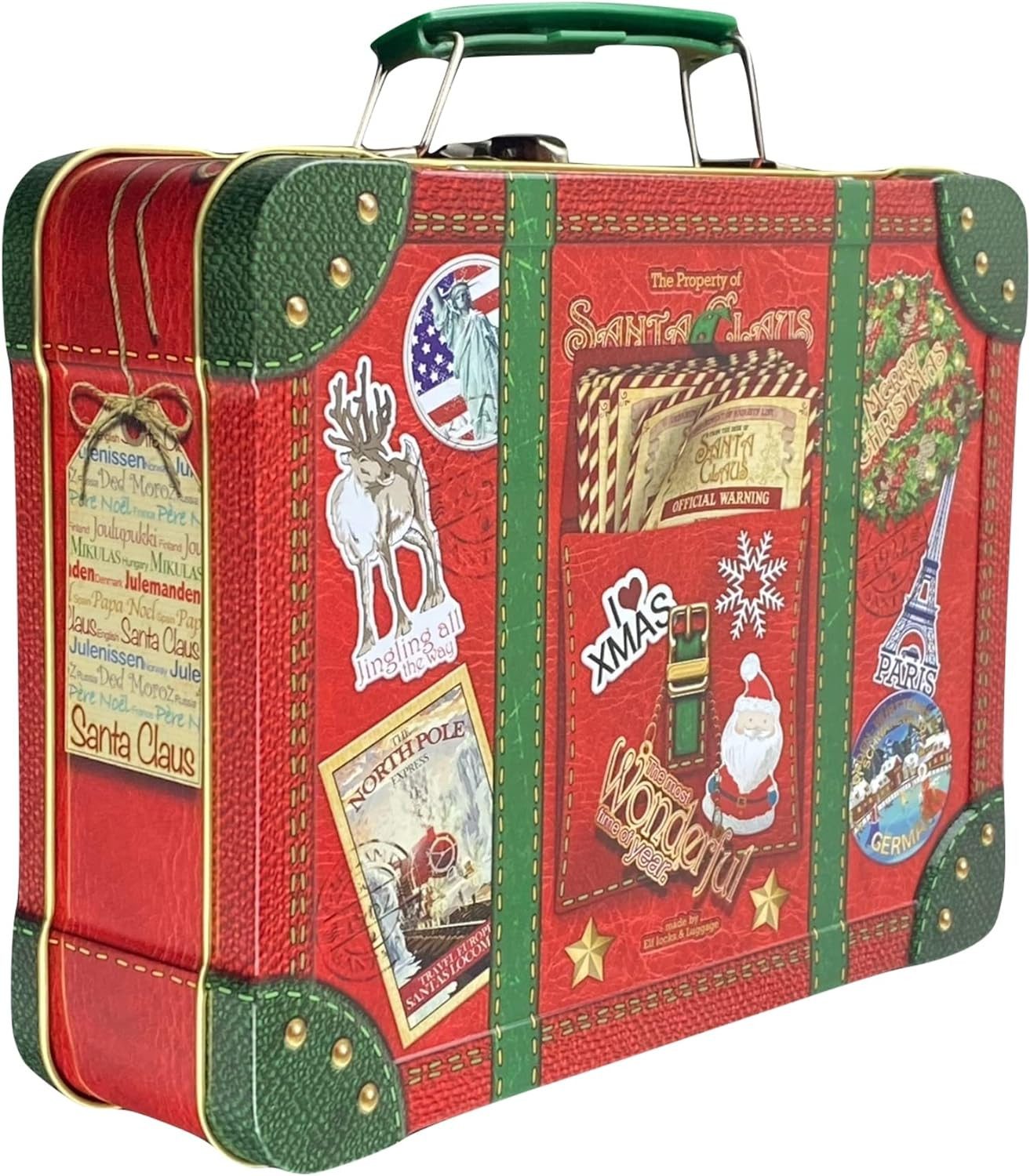 MediMuc Keksdose Koffer Dosen Auswahl, Santa Koffer