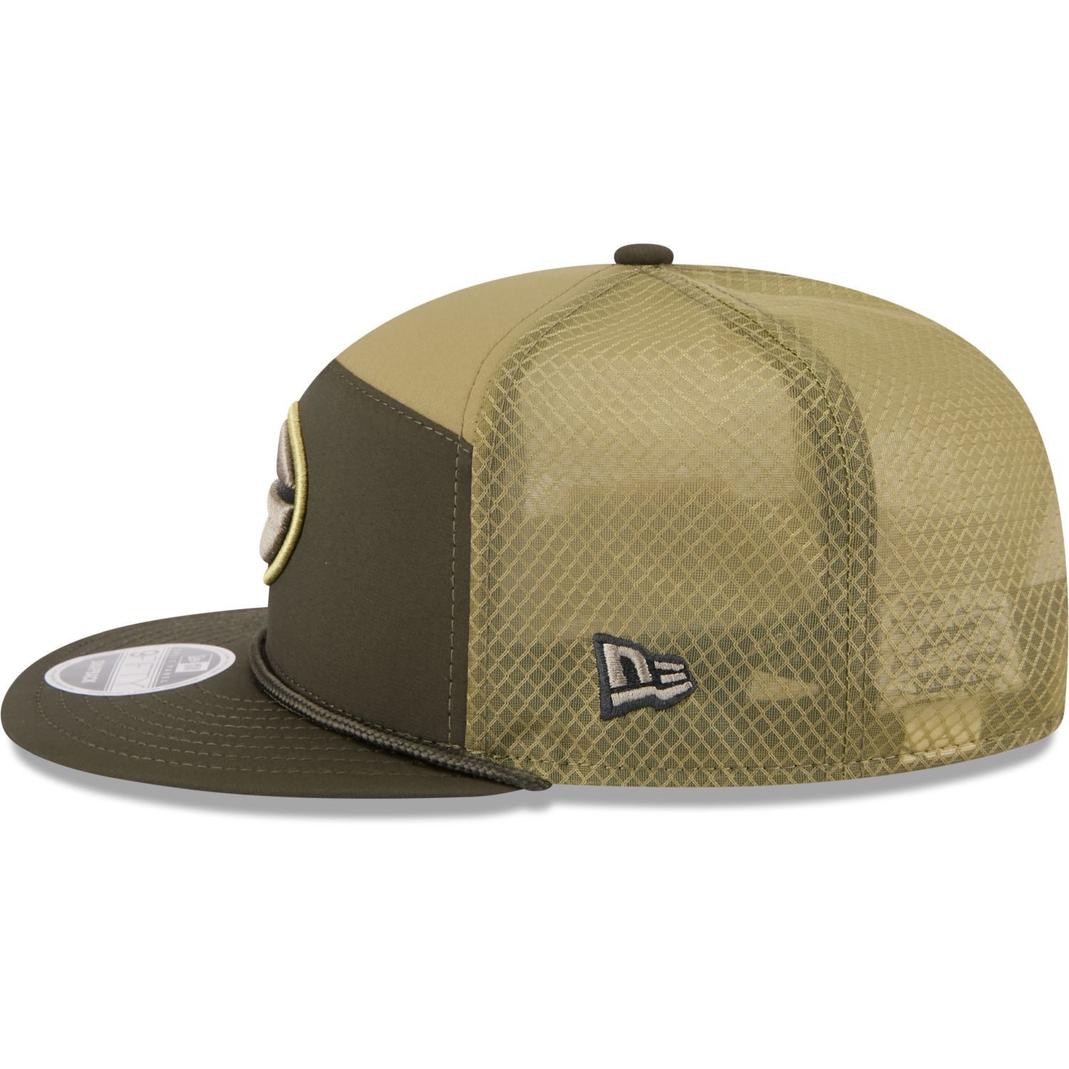 New Era Snapback Cap 9Fifty Split Panel SALUTE Green Bay Packers