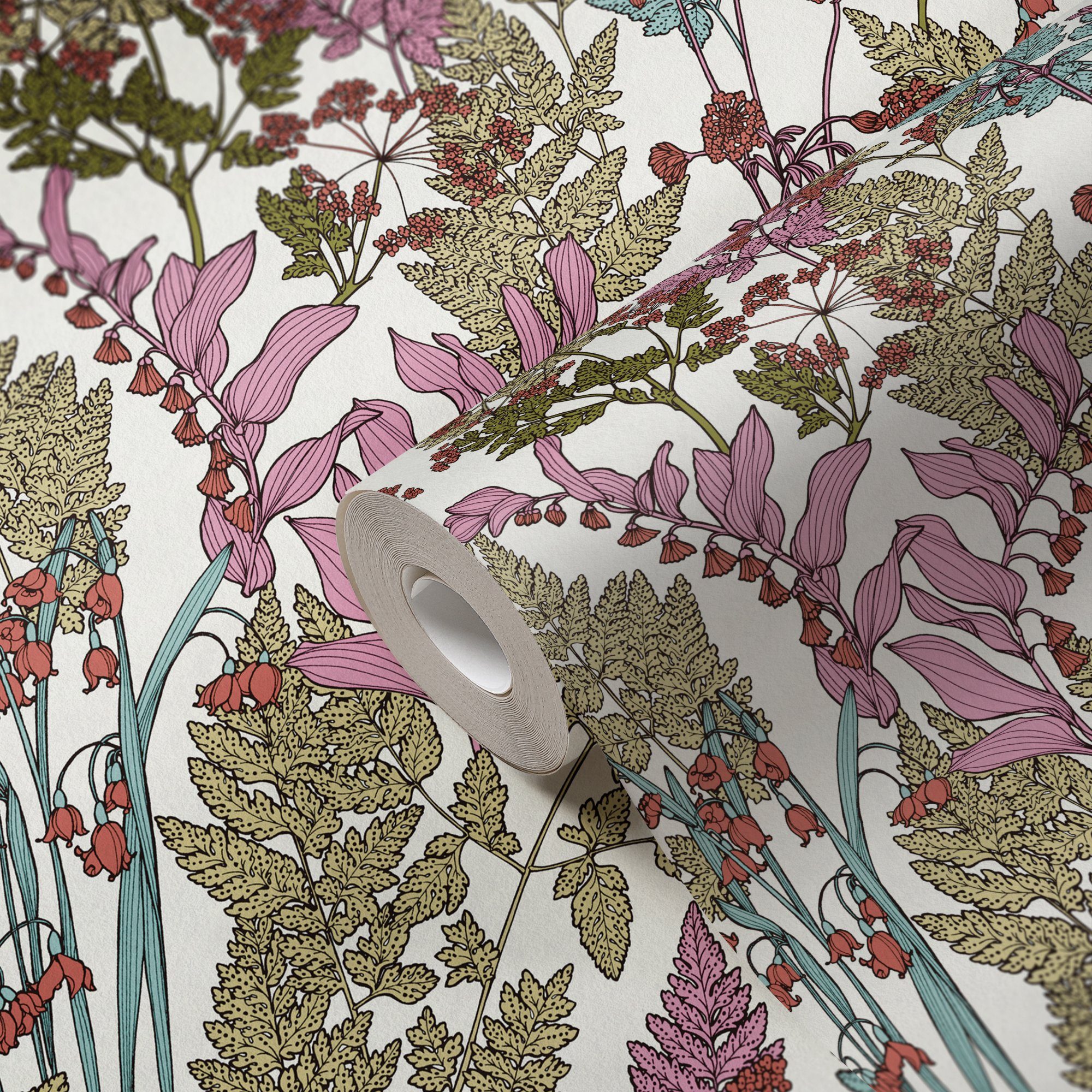 A S Creation Vinyltapete A S Creation Blumentapete Bunt 377513 Wandtapete Vliestapete Natur Floral Vlies Online Kaufen Otto