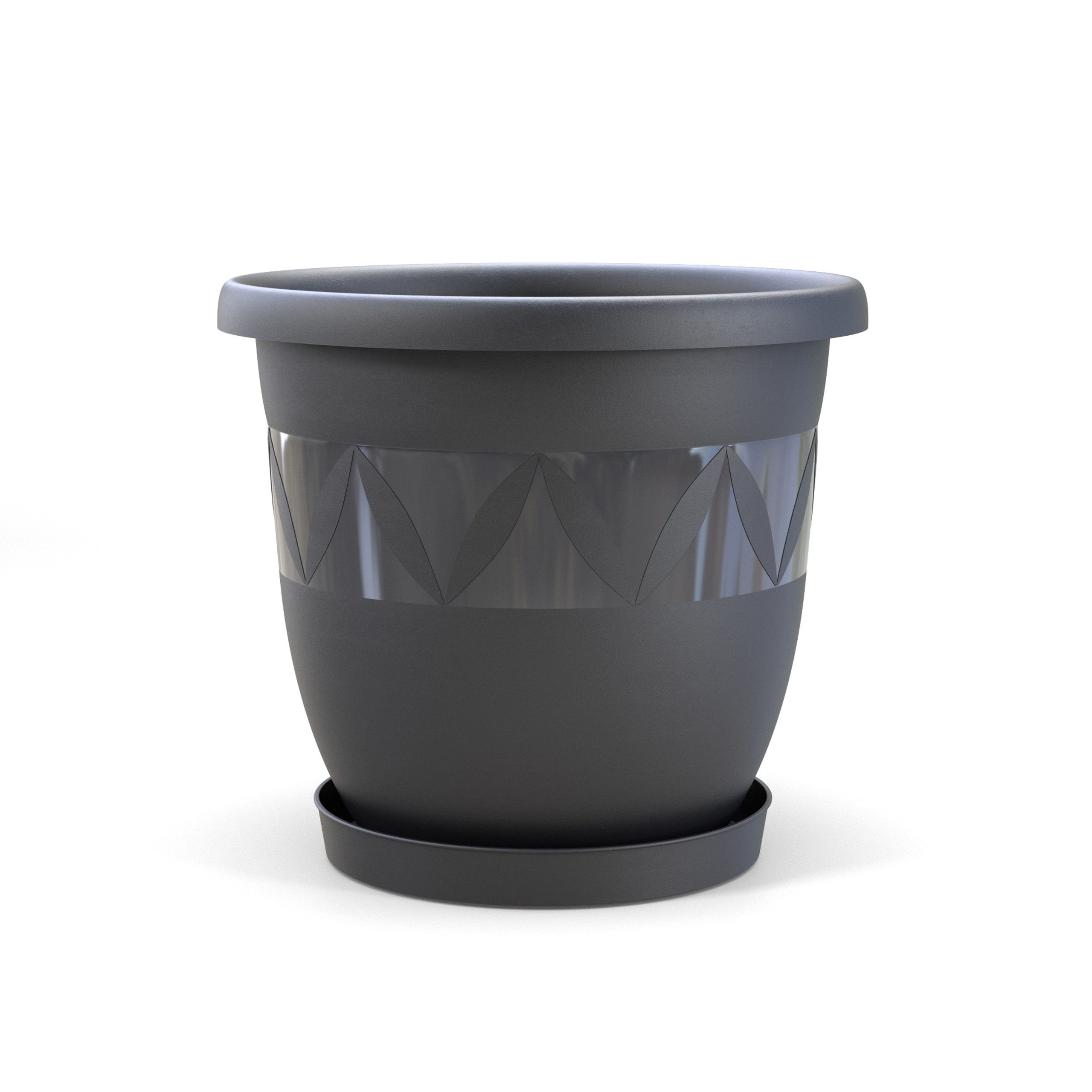 Plastard Pflanzkübel 3er, 5er, 10er Sets, Blumentopf mit passenden Unterset günstig online kaufen