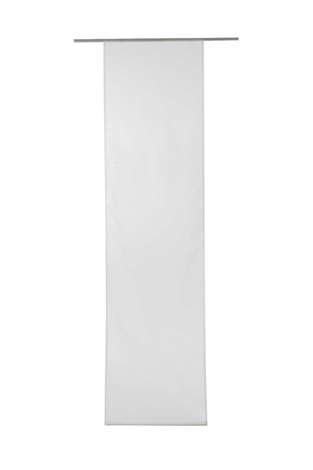 Home4You, B Schlaufe, Flächenvorhang, Vorhang 245 60 cm, L EBBY, x Grau, transparent